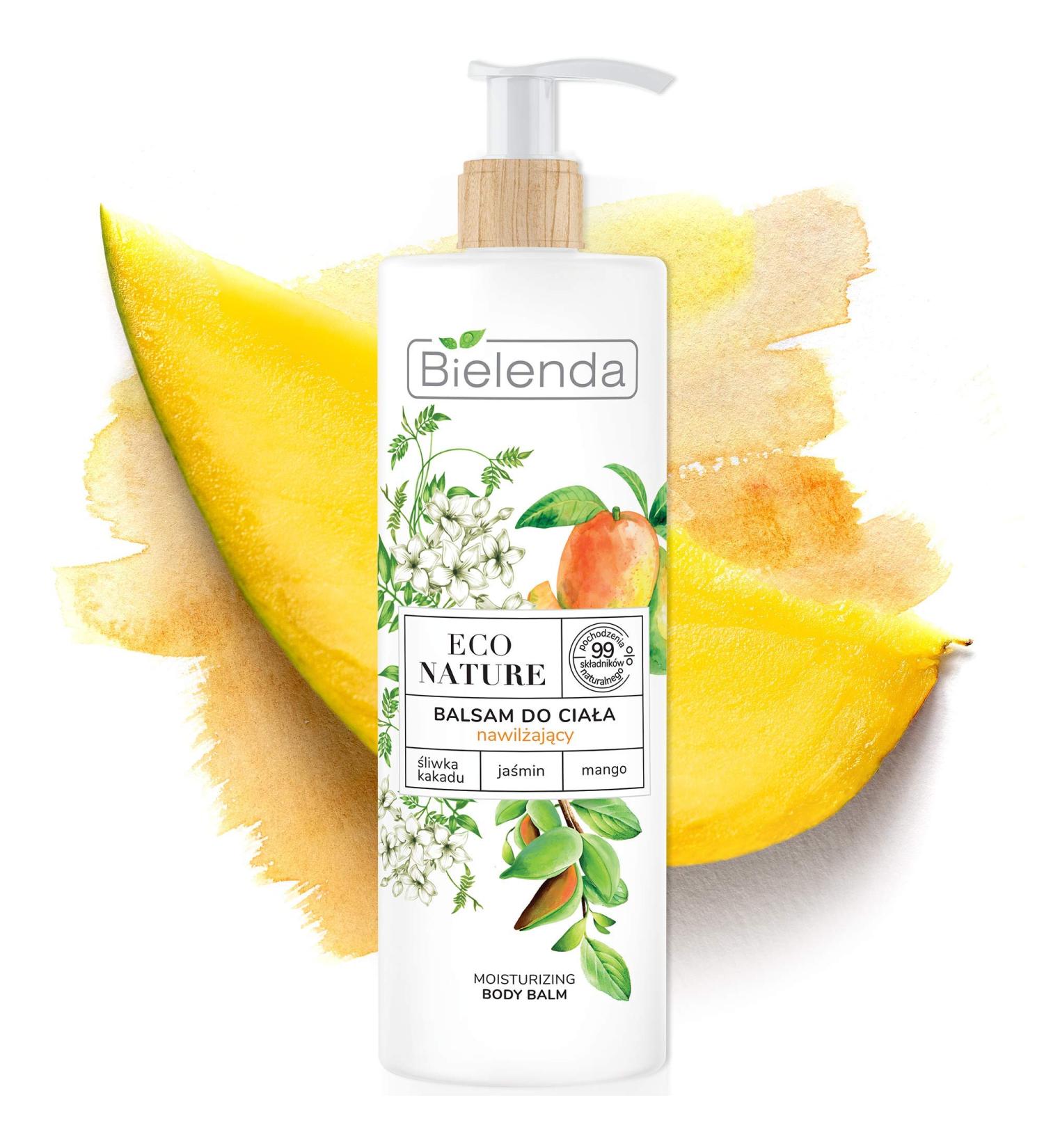 Bielenda Eco Nature Cockatoo & Jasmine Mango Moisturising Body Balm 400ml - Hydrating & Natural Skincare for All Skin Types - Buy Online Internationally - Buy Online on GoSupps.com