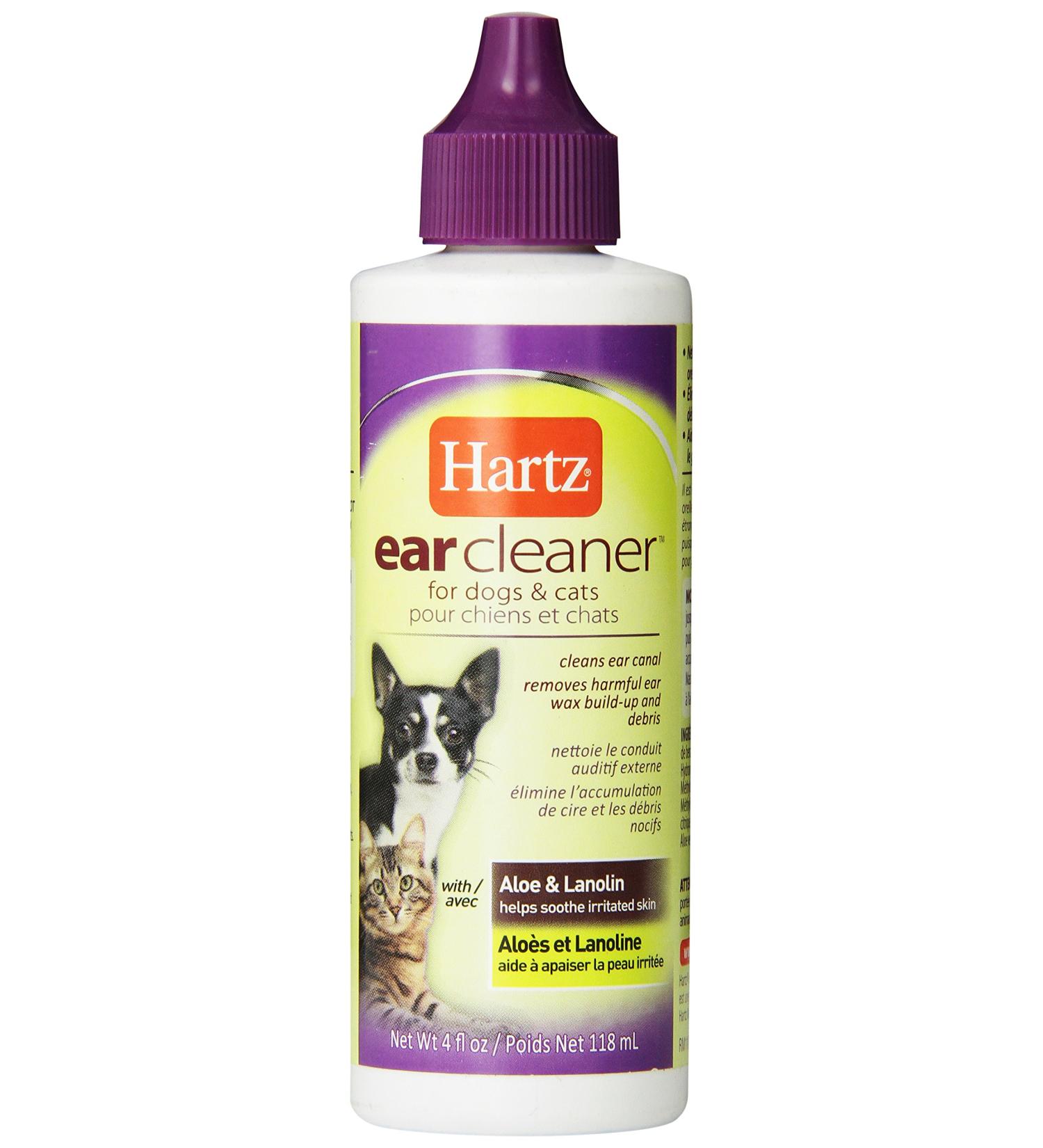 Htz Ear Cleaner 4 oz - For Cats and Dogs - Buy Online on GoSupps.com