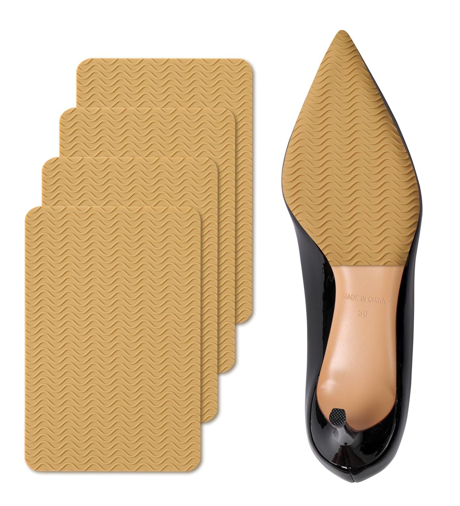 Buy Non-Slip Shoe Sole Protectors - Yellow Heel Grips & Bottom Pads for Women (2 Pairs - Buy Online on GoSupps.com