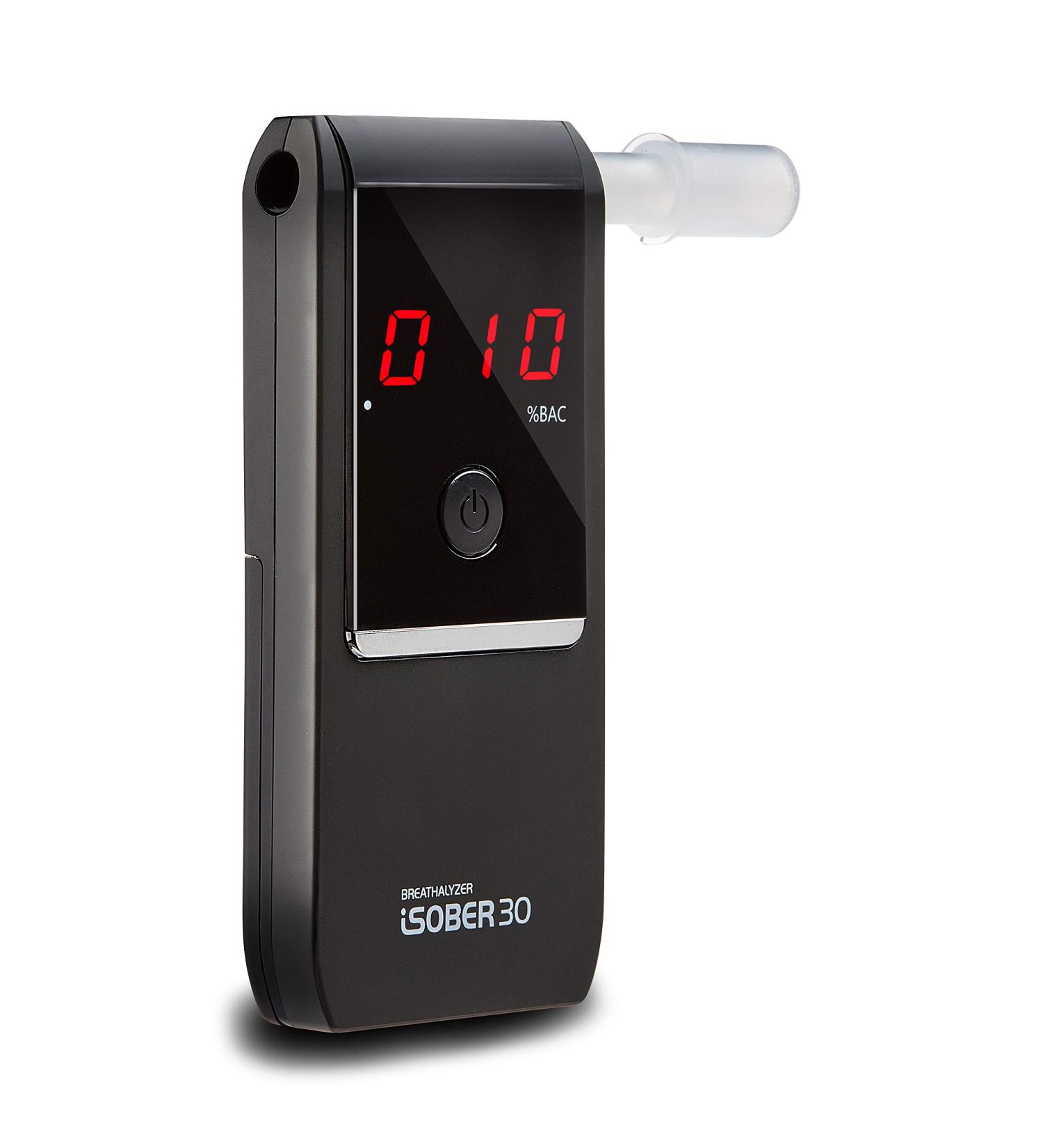 iSOBER 30 Breathalyzer | HSA/FSA Eligible | DOT NHTSA Compliant | Suracell FuelCell Sensor Technology - Buy Online on GoSupps.com