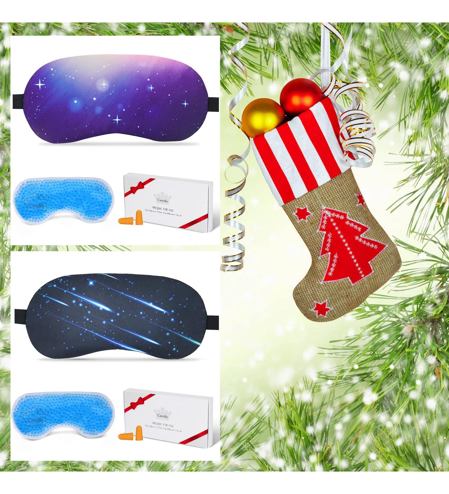 Cavoilu Gel Eye Mask - Cooling Sleep Mask for Dark Circles & Puffiness - Warm & Cold Therapy - Ideal for Home, Office & Travel - Perfect Gift for Women - Buy Online on GoSupps.com