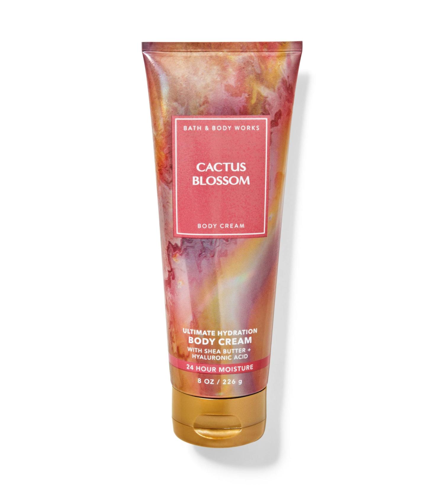 Bath & Body Works Cactus Blossom Signature Collection Ultra Shea Body Cream 8 Ounce (Cactus Blossom)