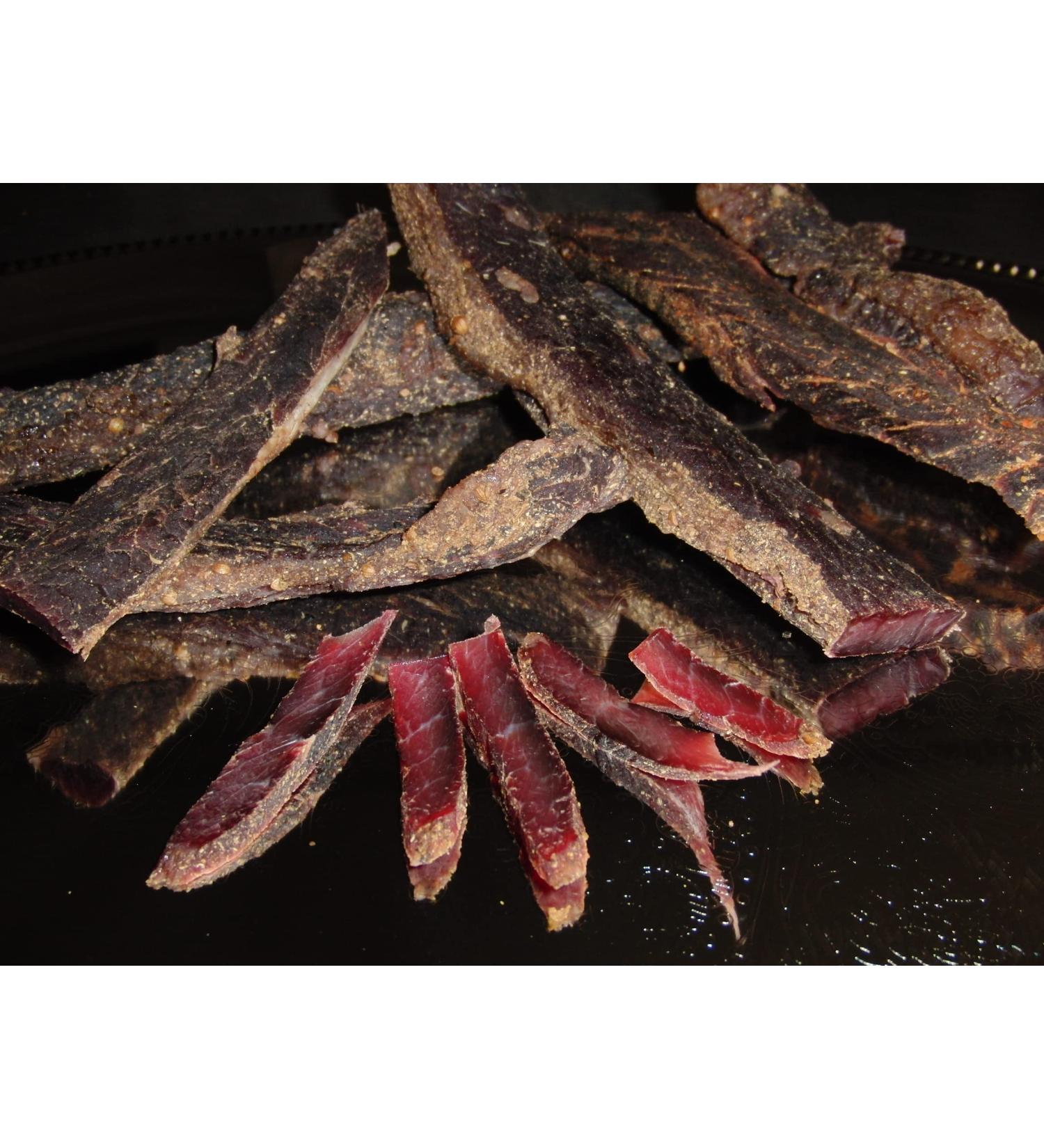 Edelfleisch 700 grams 7 types of Biltong Beef Jerky dried meat in one piece/sticks