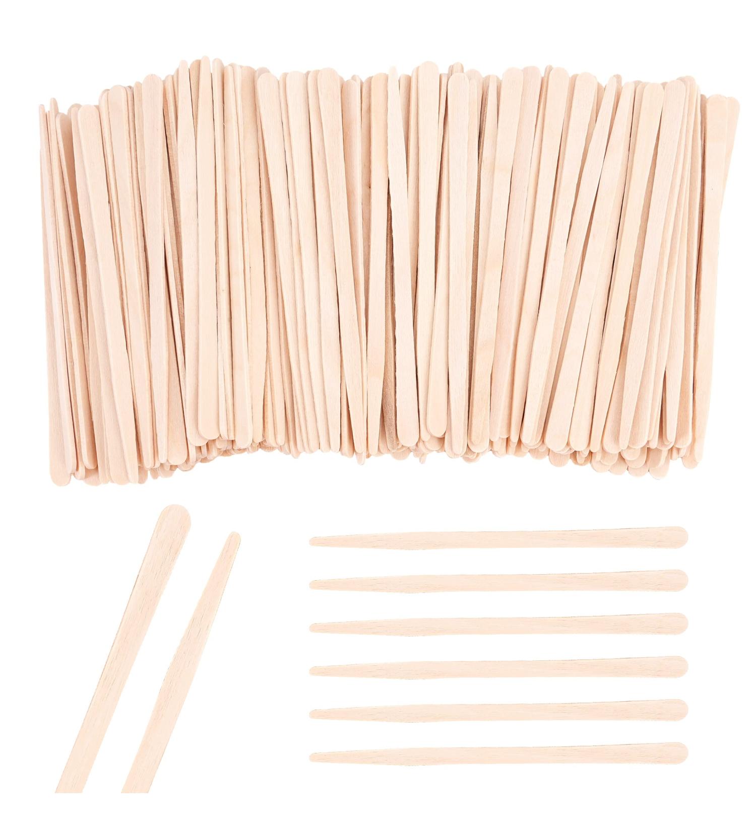 1200Pcs Eyebrow Wax Sticks | Wood Waxing Spatula Applicator for Body Hair Removal - Buy Online on GoSupps.com