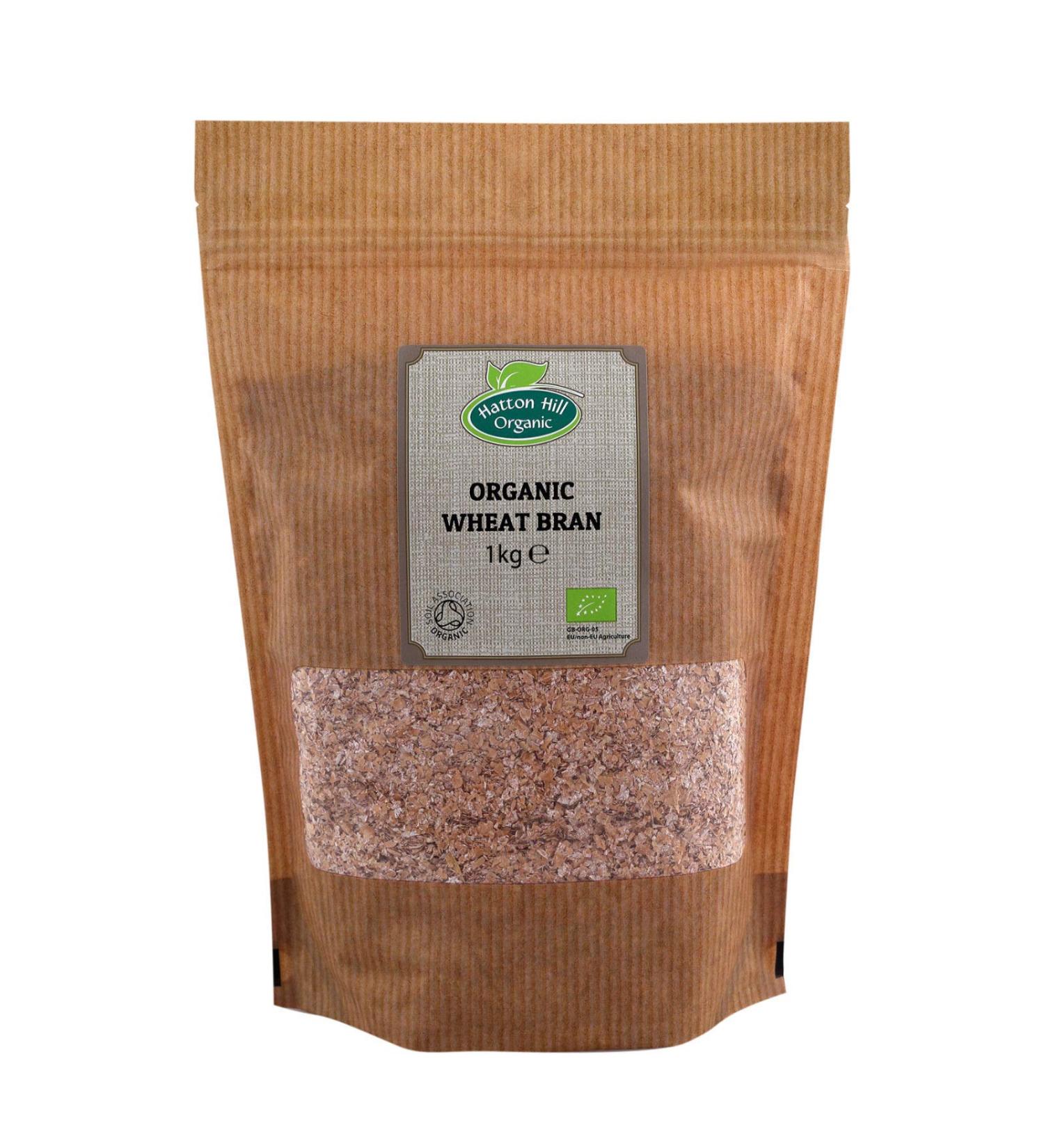 Hatton Hill Organic Organic Wheat Bran 1kg - Free UK Delivery - Buy Online on GoSupps.com