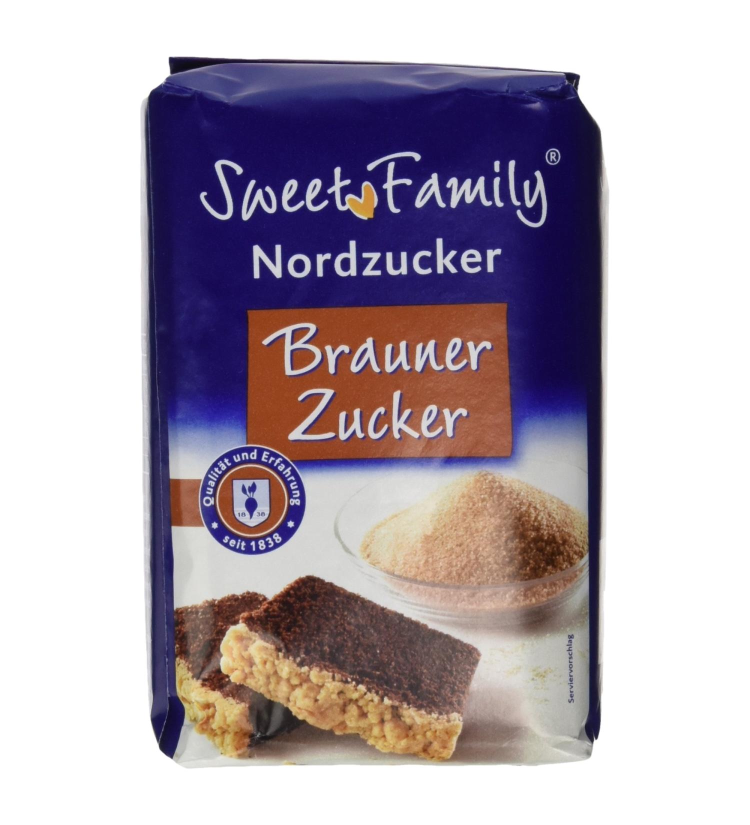 Buy Sweet Family Nordzucker Brown Sugar - 1 kg | Premium Quality for Baking & Cooking | International Shipping Available - Buy Online on GoSupps.com
