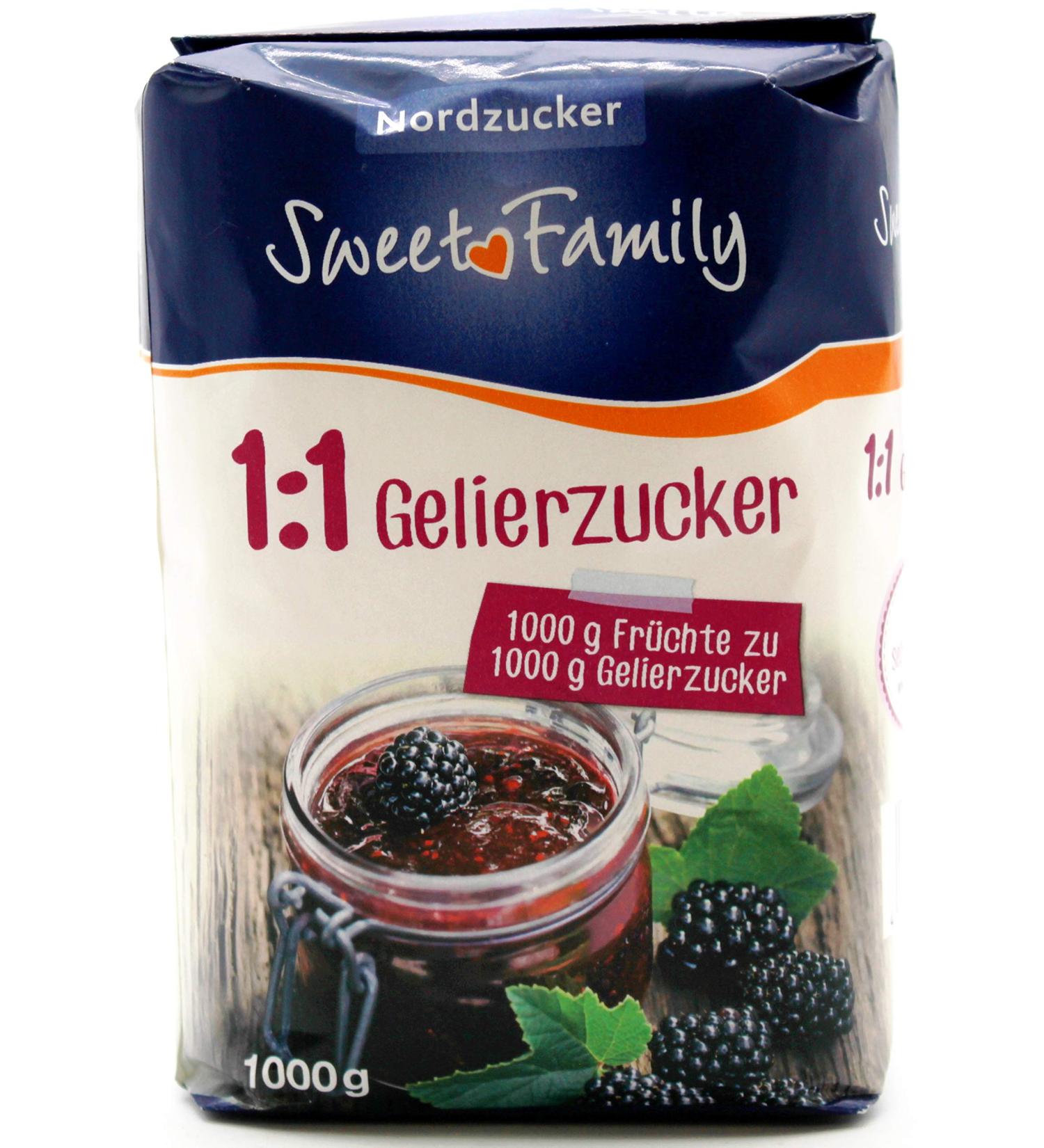Nordzucker Sweet Family 1:1 Gelling Sugar - Pack of 10 (10 x 1 kg) | International Shipping Available - Buy Online on GoSupps.com