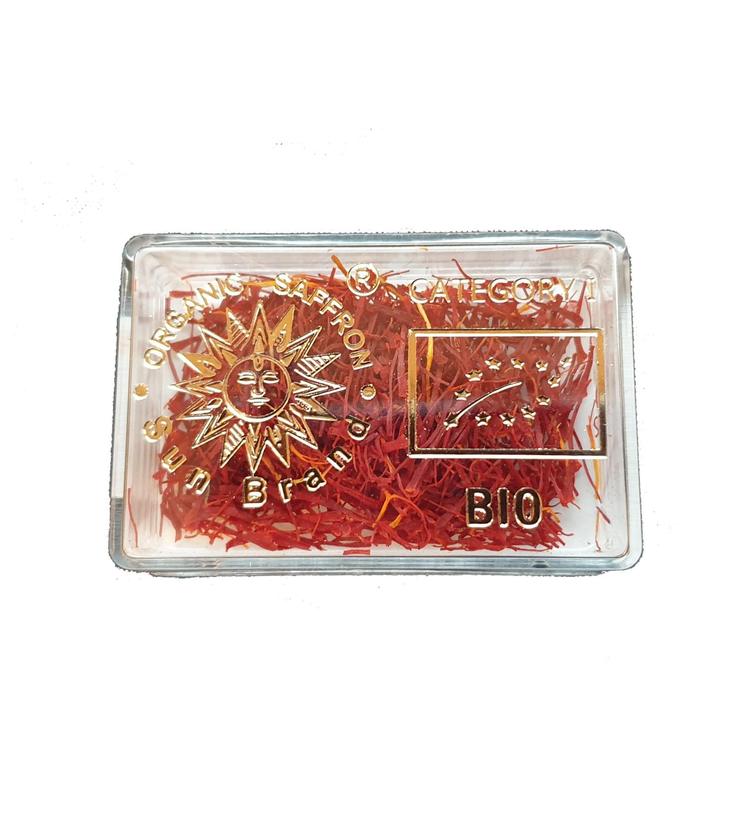Organic Saffron Threads - Certified Organic - 1g - Sun Brand - Since 1874 - Buy Online on GoSupps.com