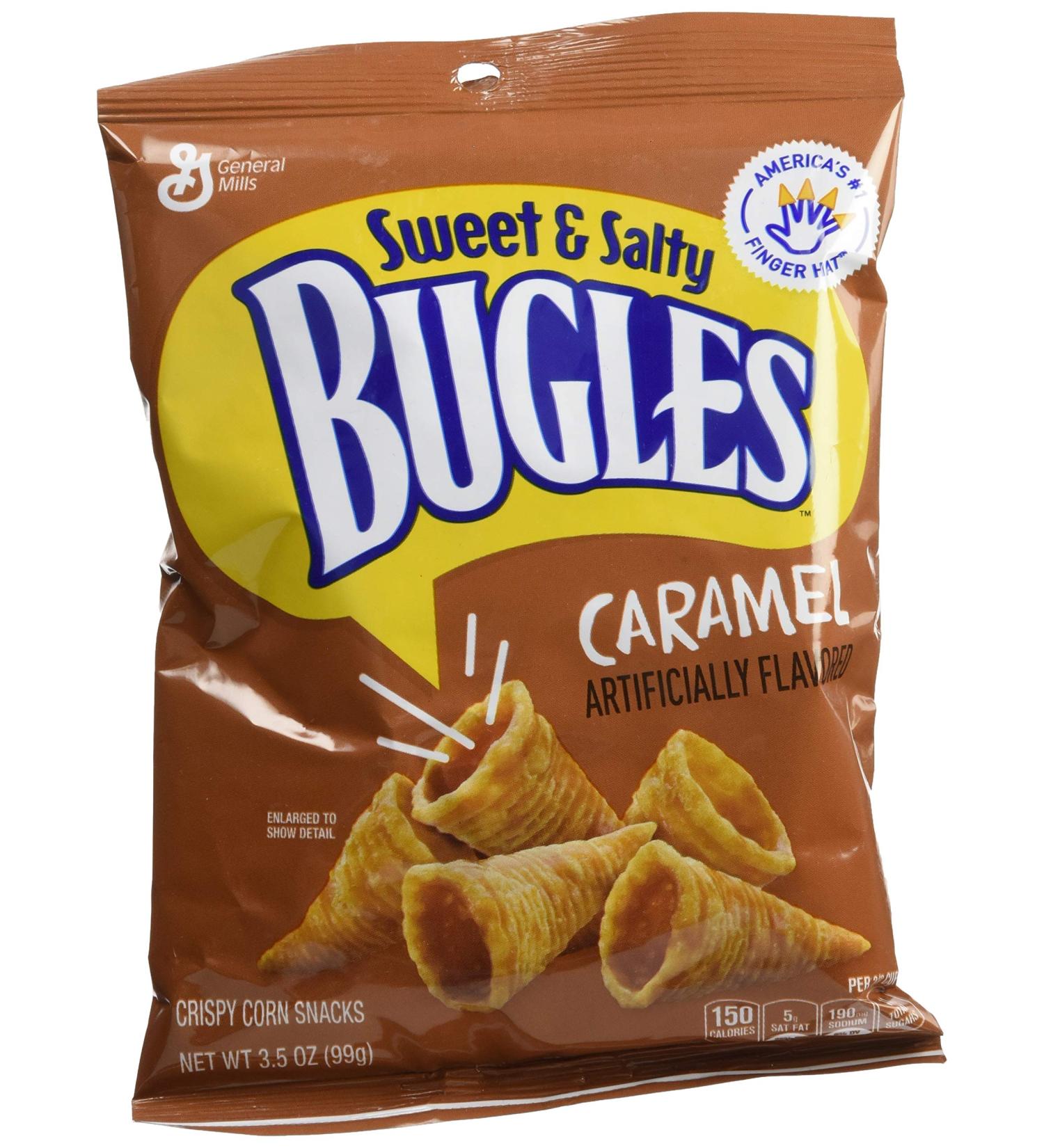 Bugles Corn Snacks Caramel 3.5 Oz - Pack of 7 | Delicious Snack for Every Occasion - Buy Online on GoSupps.com