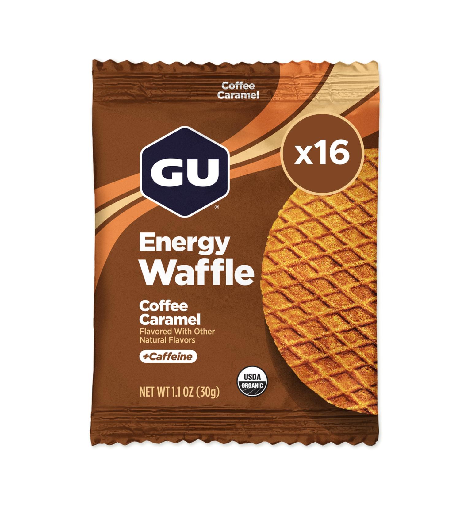 GU Energy Stroopwafel Caramel Coffee Sports Nutrition Waffle Caffeine Included and Kosher Dairy On-The-Go Energy for Any Workout 16 Count Caramel Coffee (Contains Gluten) - Buy Online on GoSupps.com