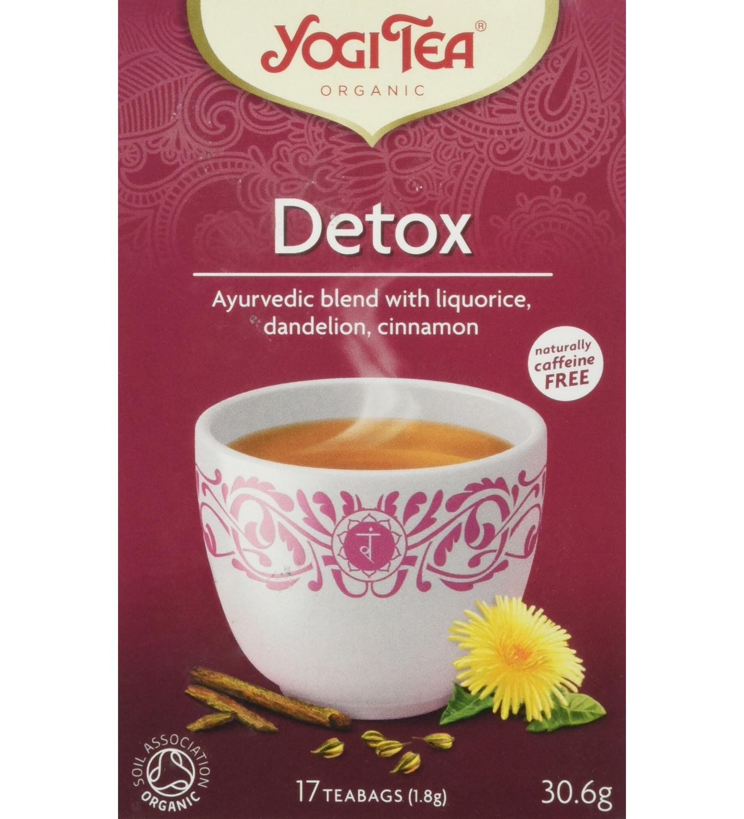 Yogi Tea Detox 17 Bags - Buy Online on GoSupps.com