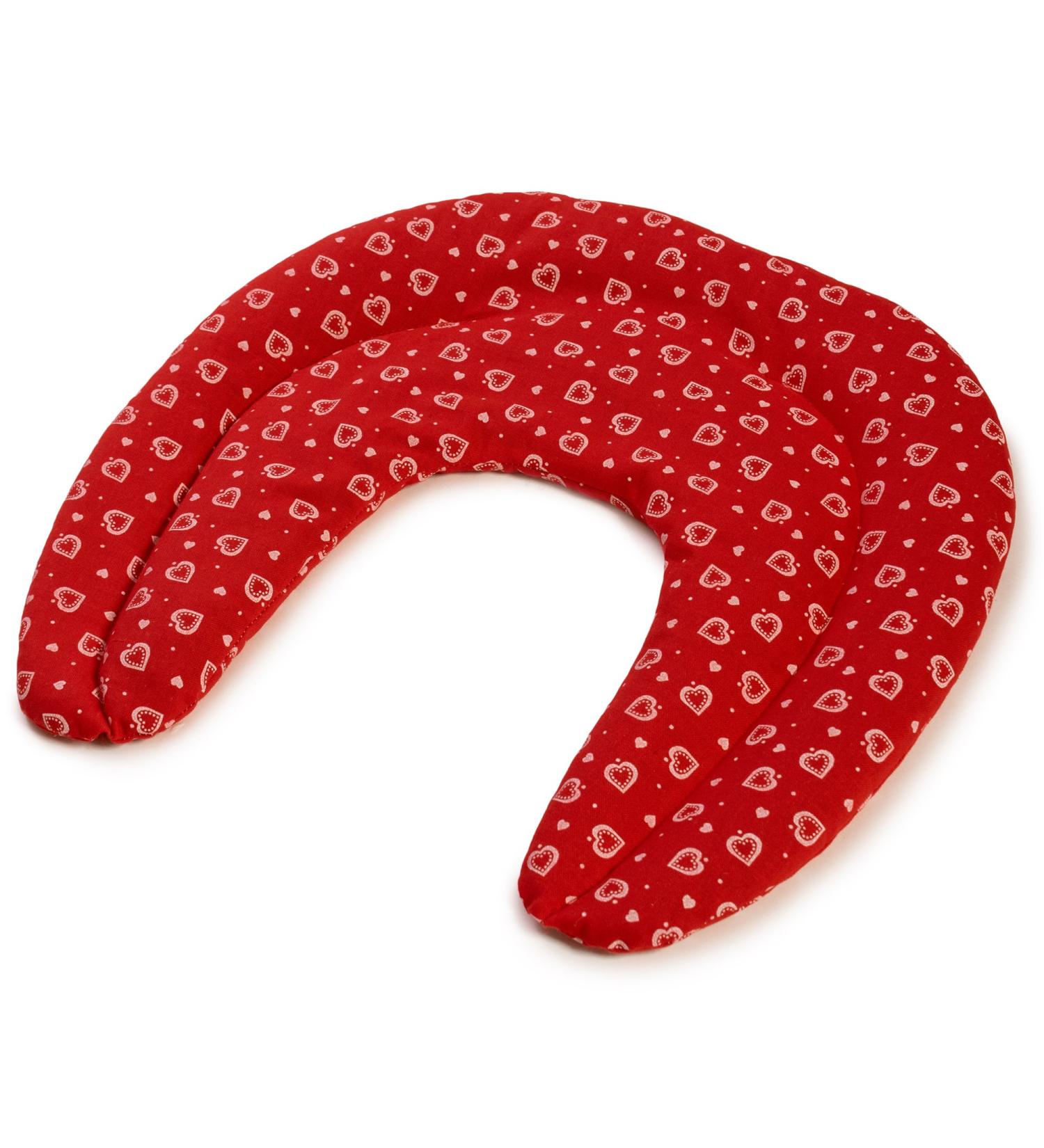 Shop Grape Seed Neck Pillow - Chambers Hearts Red | Heat Pad for Neck & Relaxation - Buy Online on GoSupps.com