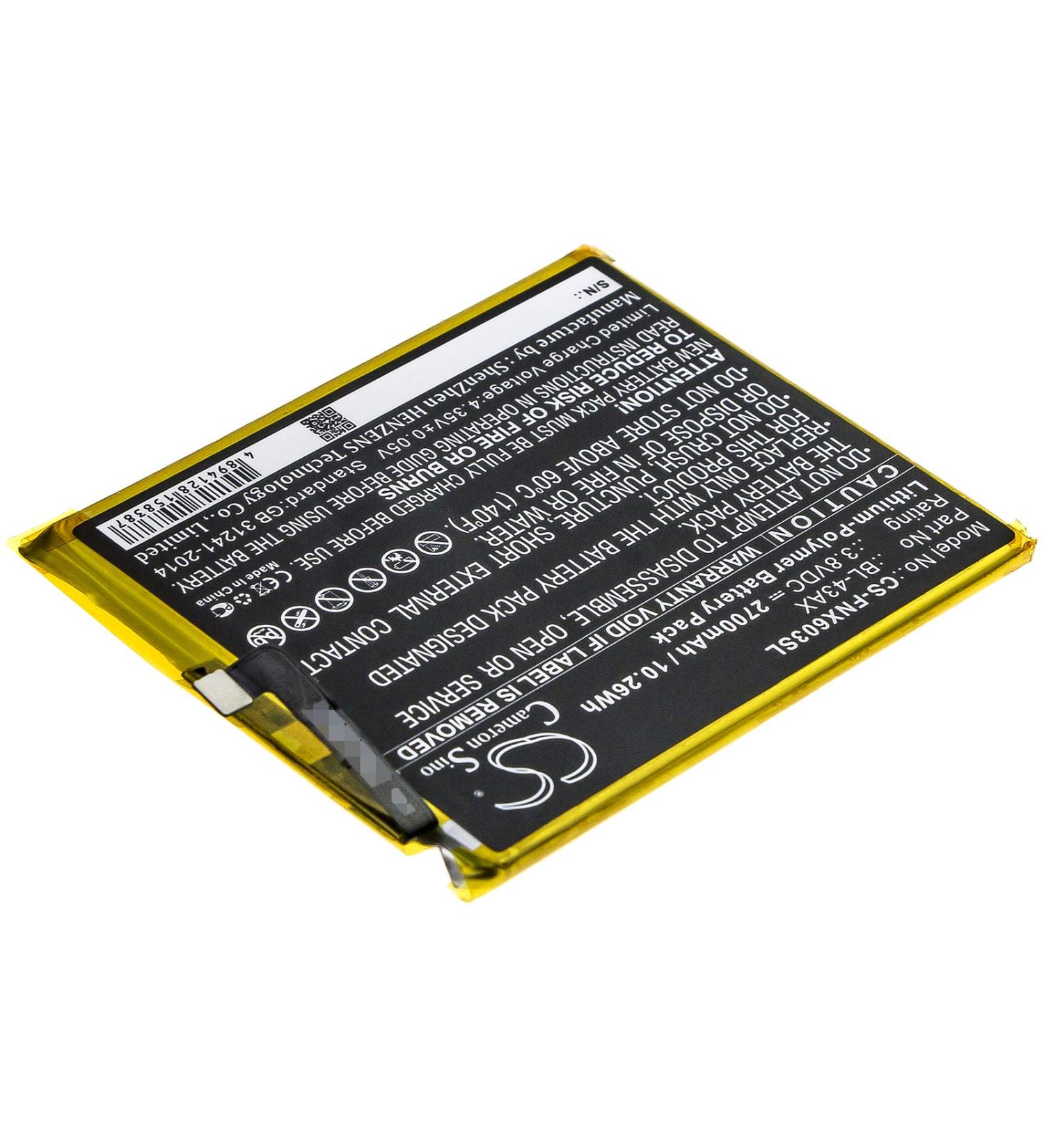 SPANN Battery Replacement for Infinix X603 & Zero 5 - BL-43AX 3.8V | International Shipping Available - Buy Online on GoSupps.com