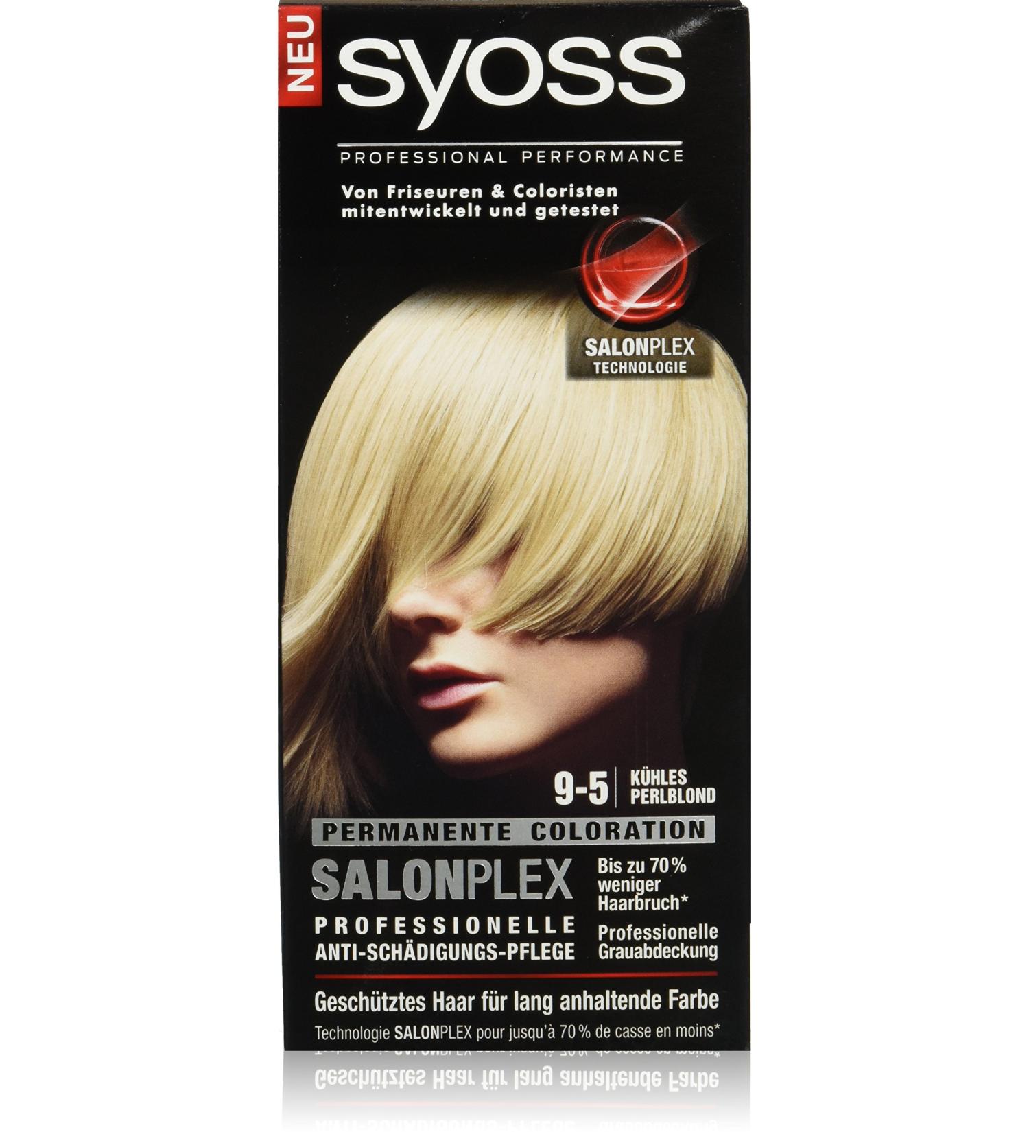 Syoss Hair Color 3 Pack 9-5 Cool Pearl Blonde 3 x 115ml - Buy Online on GoSupps.com