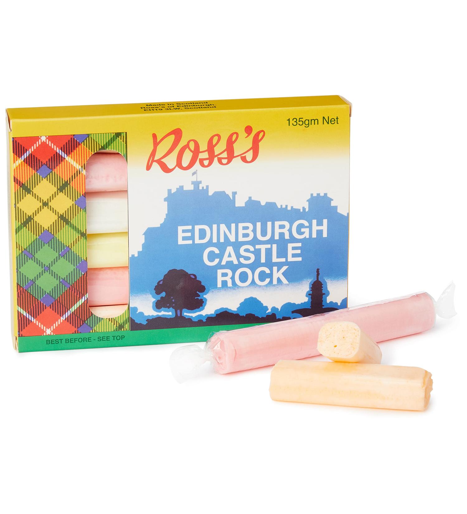 Ross's of Edinburgh Edinburgh Castle Rock 6 Stick Castle Rock Gift Box 135g - Buy Online on GoSupps.com