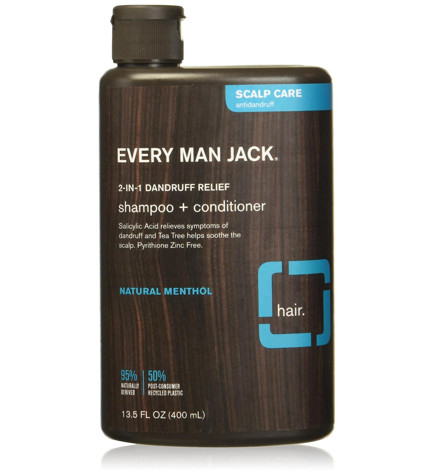 Every Man Jack Scalp Relief Shampoo + Conditioner 13.5 oz - Soothing Hair Care for All Hair Types | Best International Shipping - Buy Online on GoSupps.com