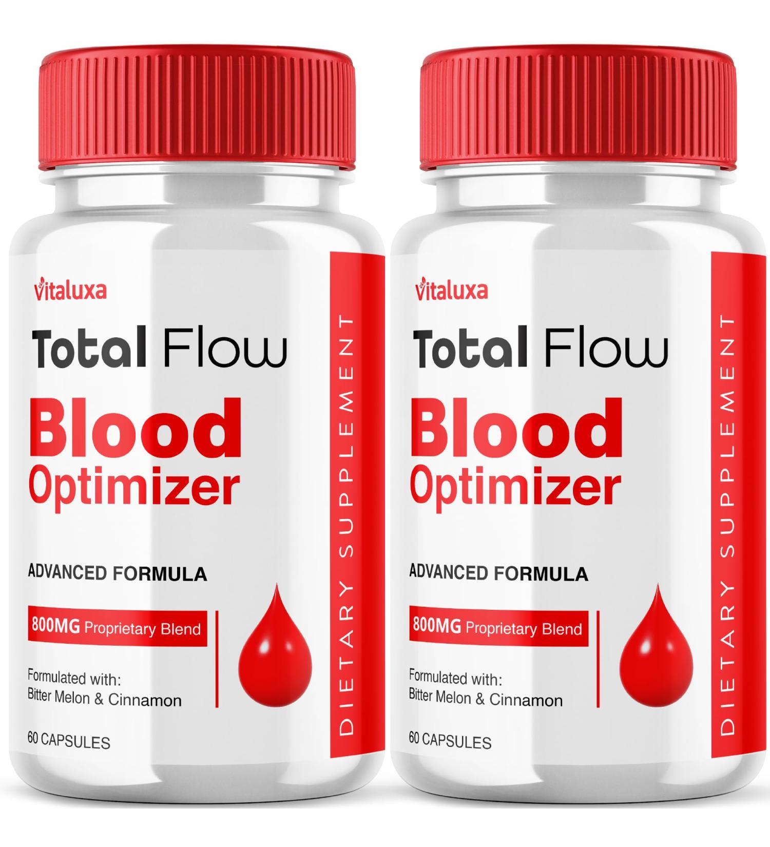 (2 Pack) Total Flow Blood Balance TotalFlow Blood Support Capsules Supplement Advanced Formula All Natural Optimizer Maximum Strength Daily Health Wellness TotalFlo Premium Blend Pills (120 Ct) - Buy Online on GoSupps.com