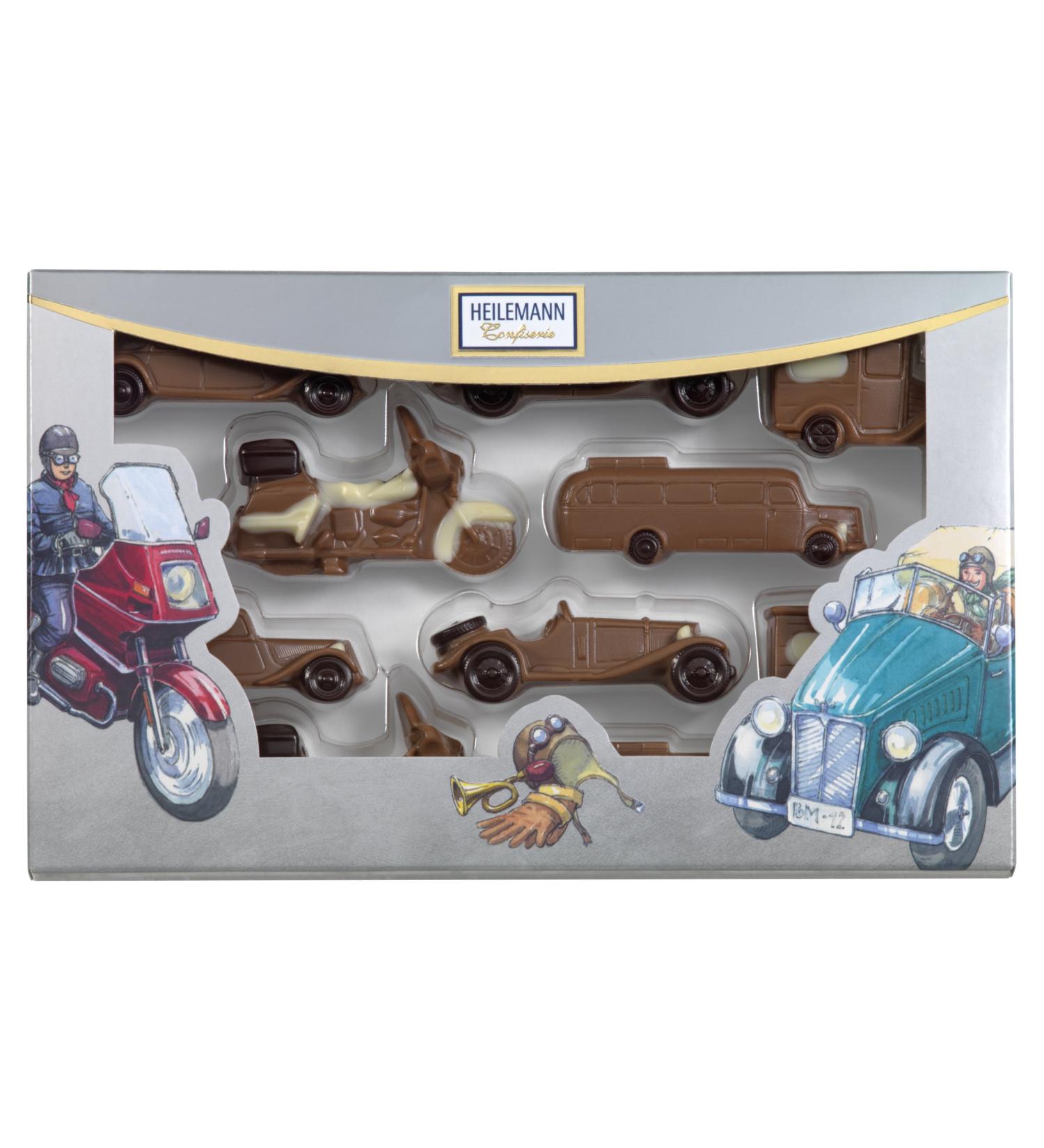 Heilemann Gift Packaging 'Oldtimer' Fine Full Milk Chocolate - 100g | Premium International Shipping - Buy Online on GoSupps.com