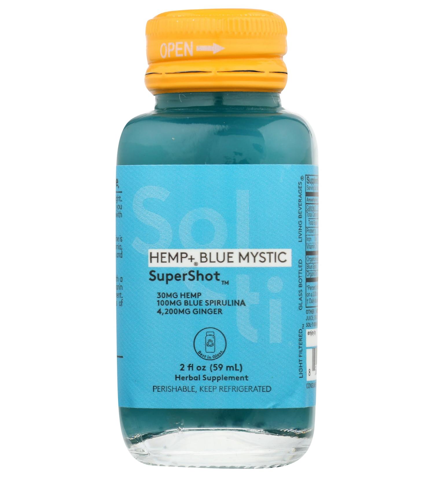 Buy SOL TI Hemp Blue Mystic SuperShot 2 FZ - International Shipping Available | Premium Hemp Products - Buy Online on GoSupps.com