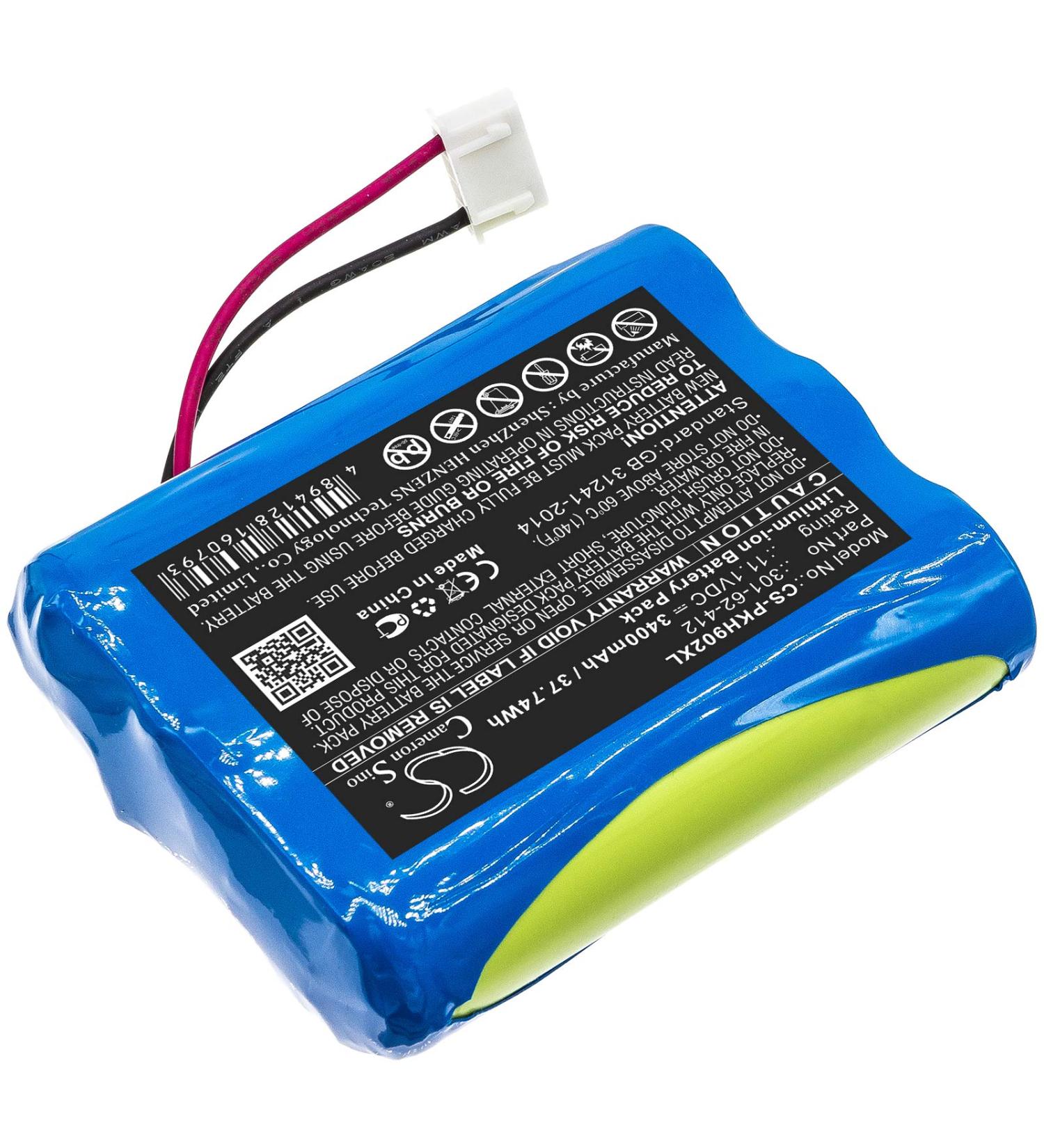 Replacement Battery for Peaktech P 9020 P9020A P9021 3400mAh/11.1V Compatible Replacement Part 301-62-412 - Buy Online on GoSupps.com