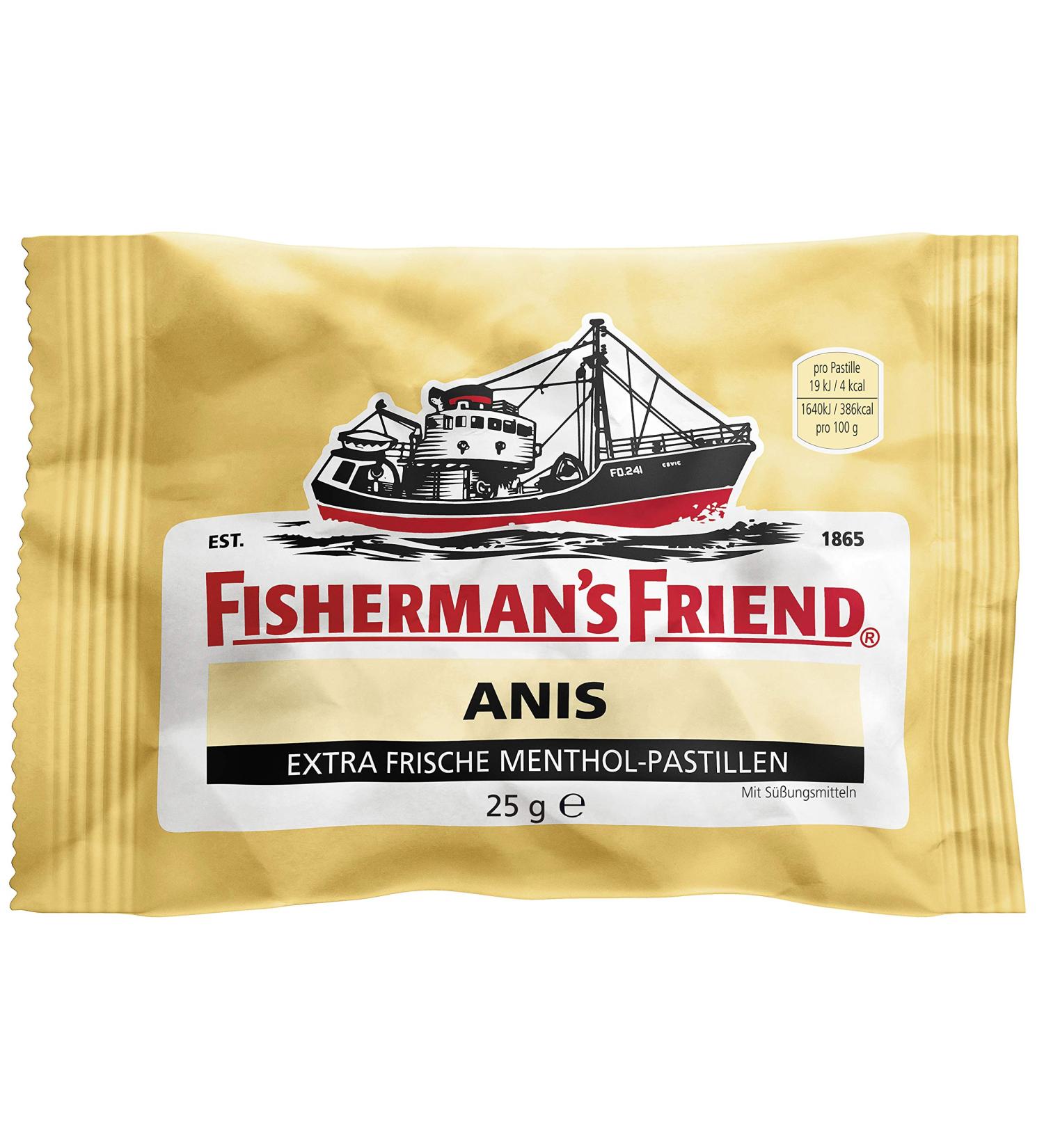 Fisherman's Friend Anise pack of 4 (4 x 25 g)