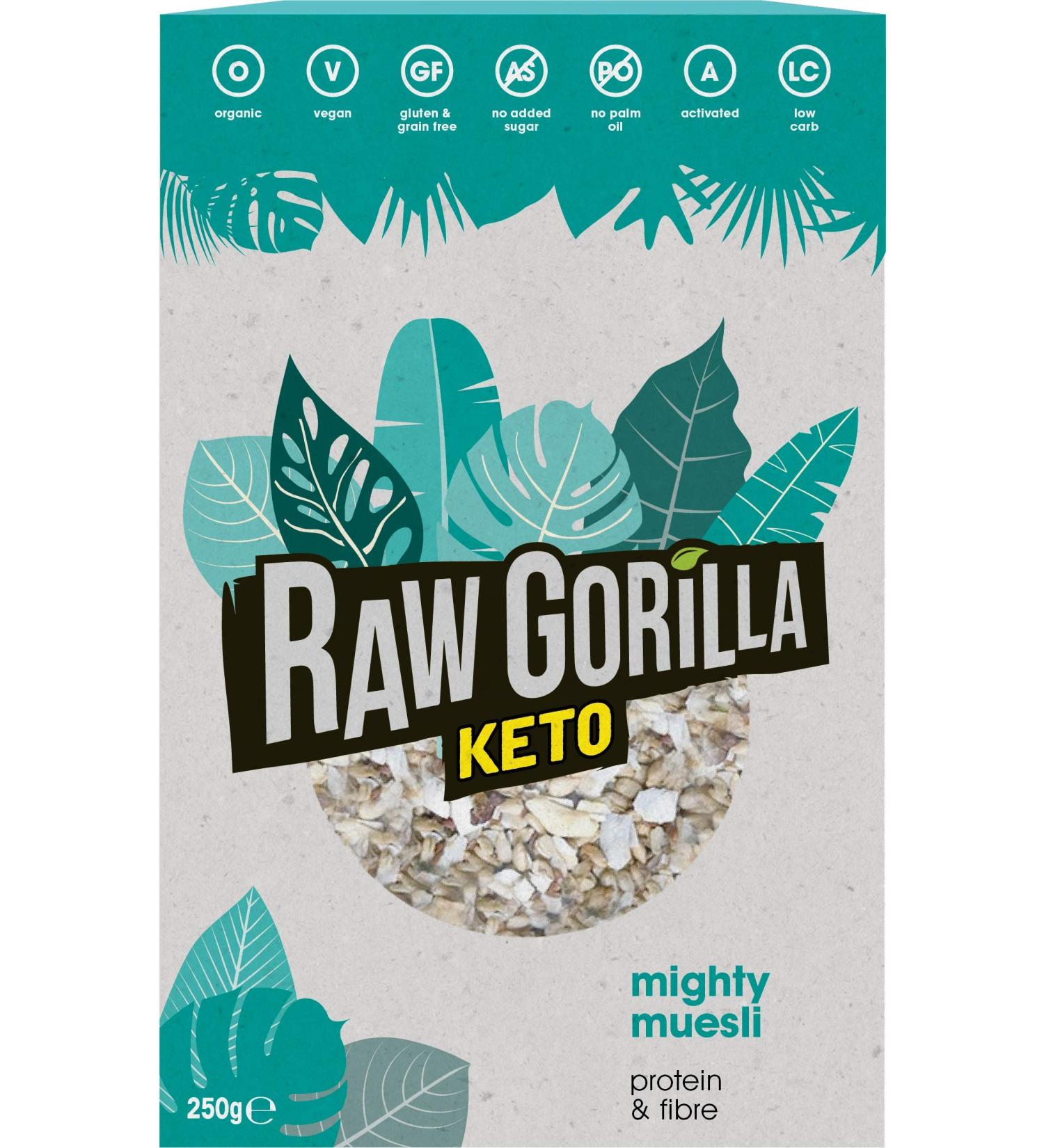 Raw Gorilla Organic Mighty Muesli 250 g