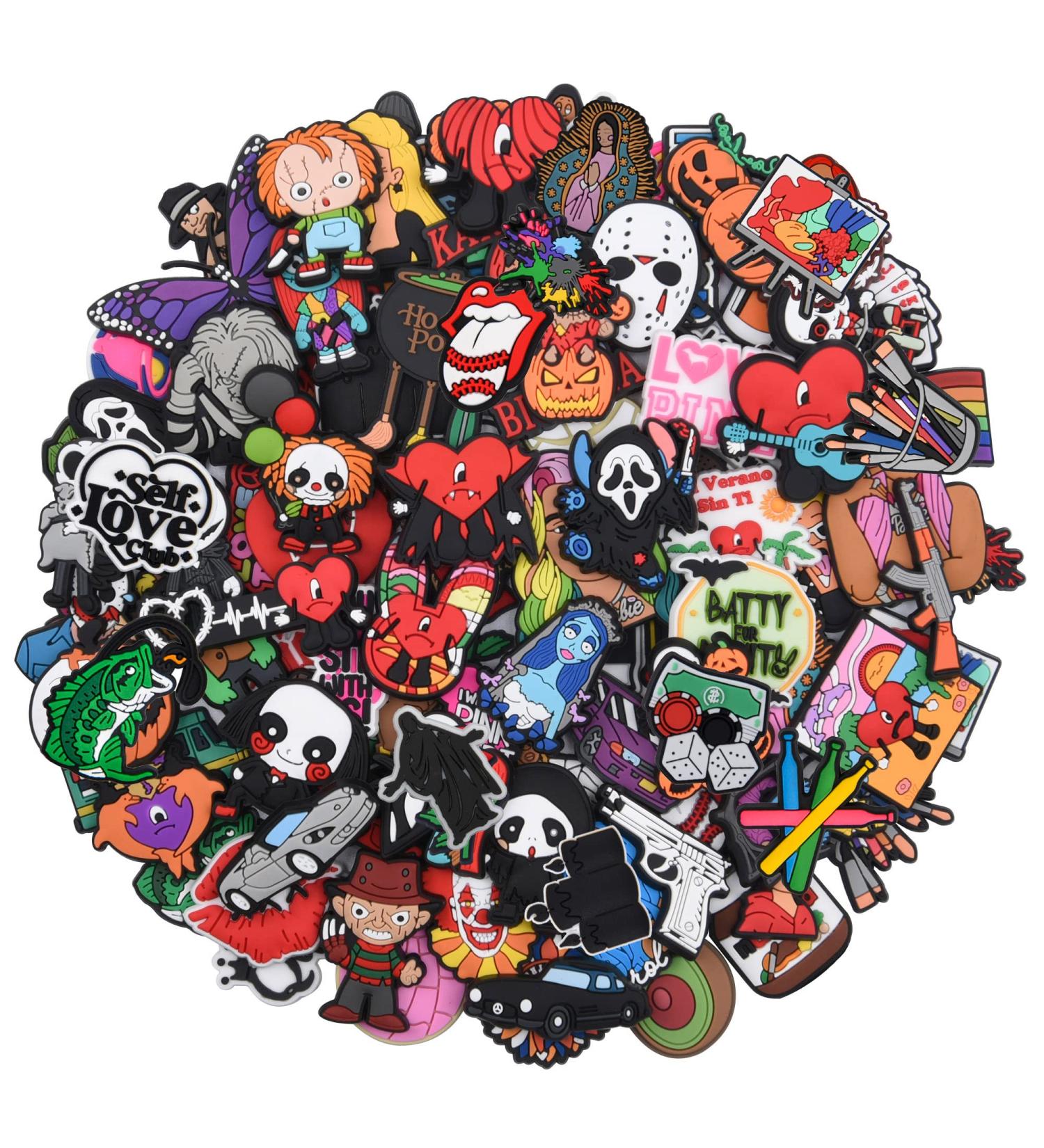 Kid's Lovely Cartoon Shoe Charms - Perfect Decoration for Men and Women Shoes - Ideal Birthday Gifts (Lot of 30/50/100pcs) - Buy Online on GoSupps.com