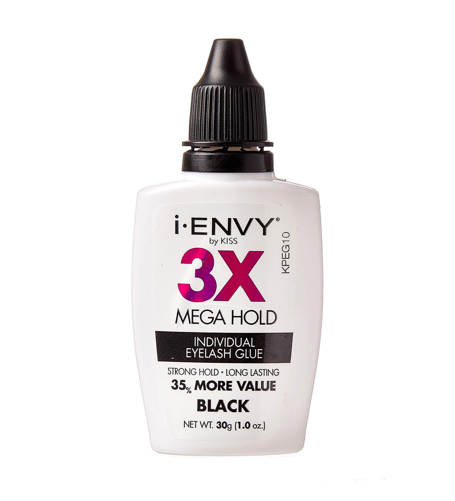 i-ENVY by Kiss 3X Mega Hold Lash Glue - Black | Long-Lasting Individual Lash Adhesive for All-Day Wear | Shop Now - Buy Online on GoSupps.com