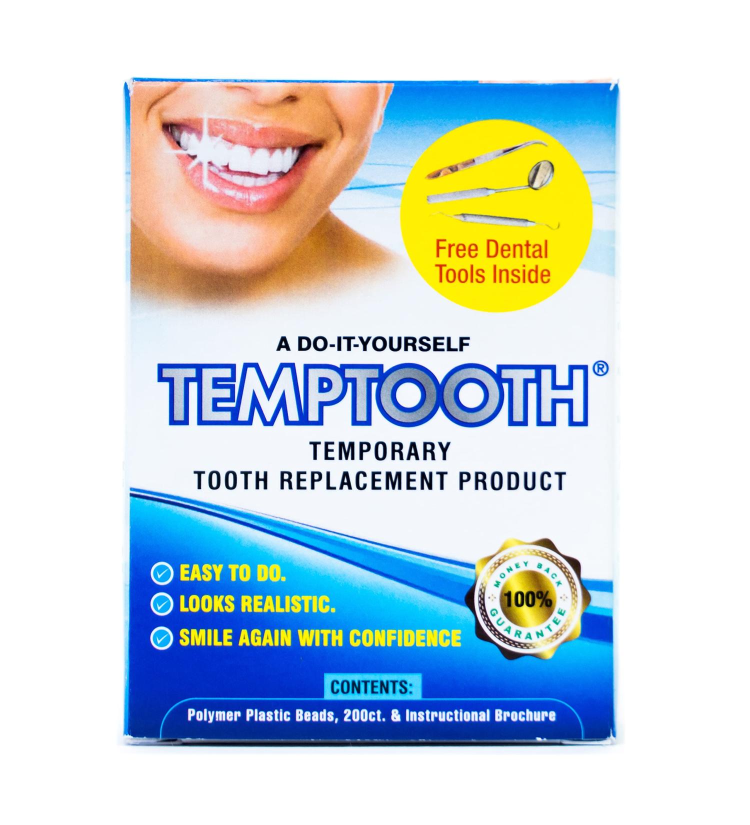 Temptooth: #1 Trusted Patented Temporary Tooth Replacement - Buy Now! - Buy Online on GoSupps.com