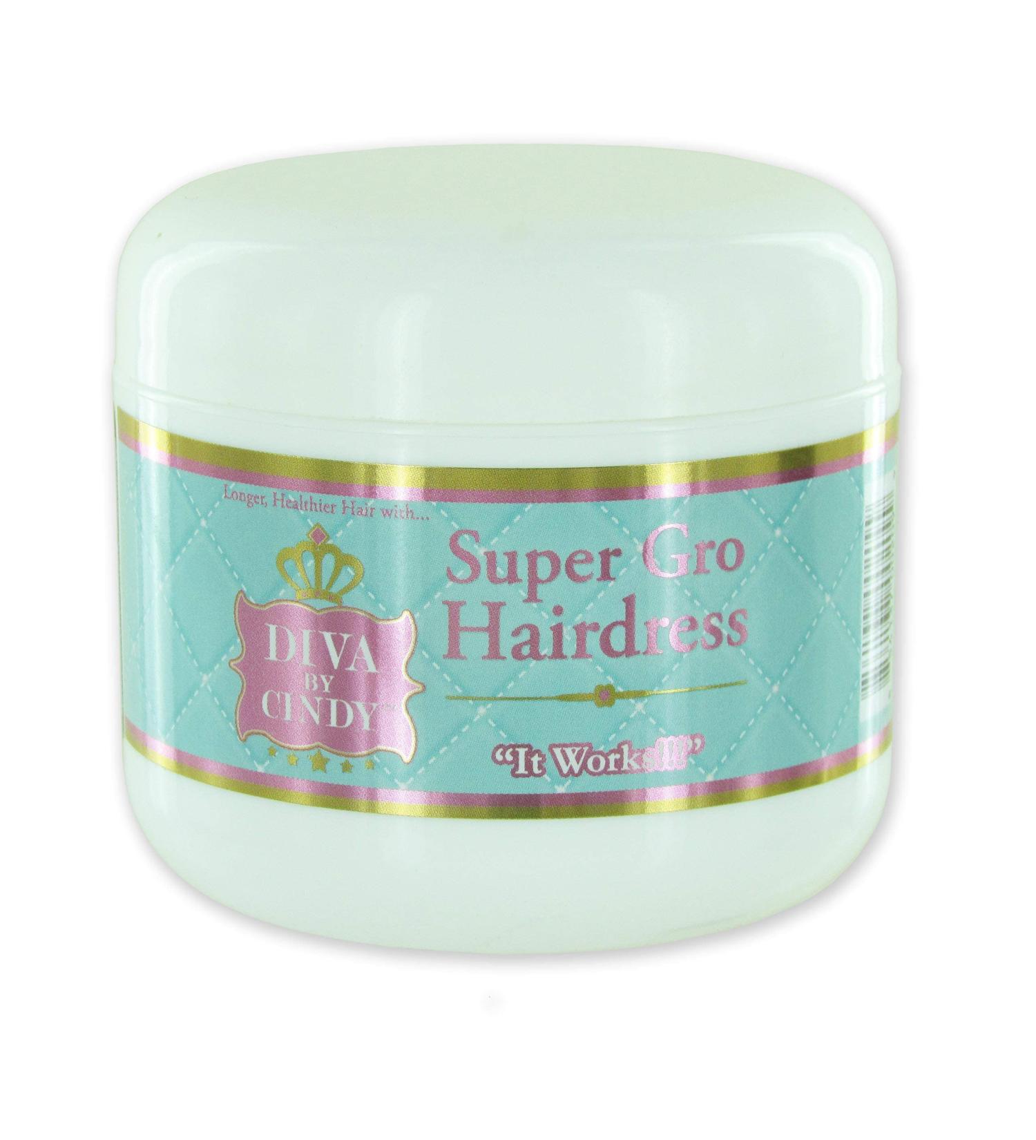 Diva by Cindy Super Gro Hair Dress - Hair Growth Treatment for Fuller Thicker Hair | Ideal for Thinning Hair & Dry Itchy Scalp - International Shipping Available - Buy Online on GoSupps.com