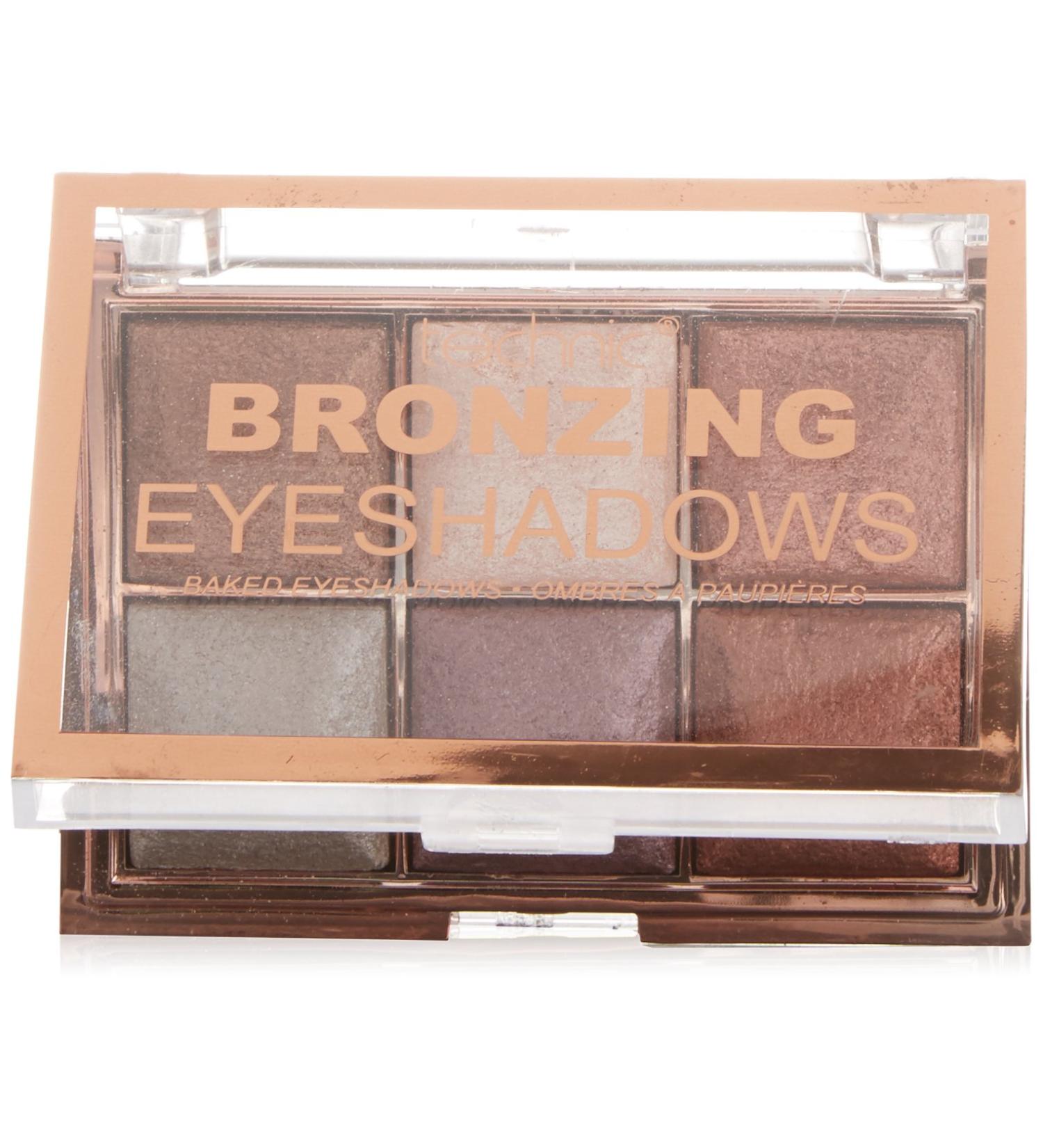 Buy Technic Bronzing 6 Colour Baked Eyeshadow Palette - 6x2g Bronze | International Shipping Available - Buy Online on GoSupps.com