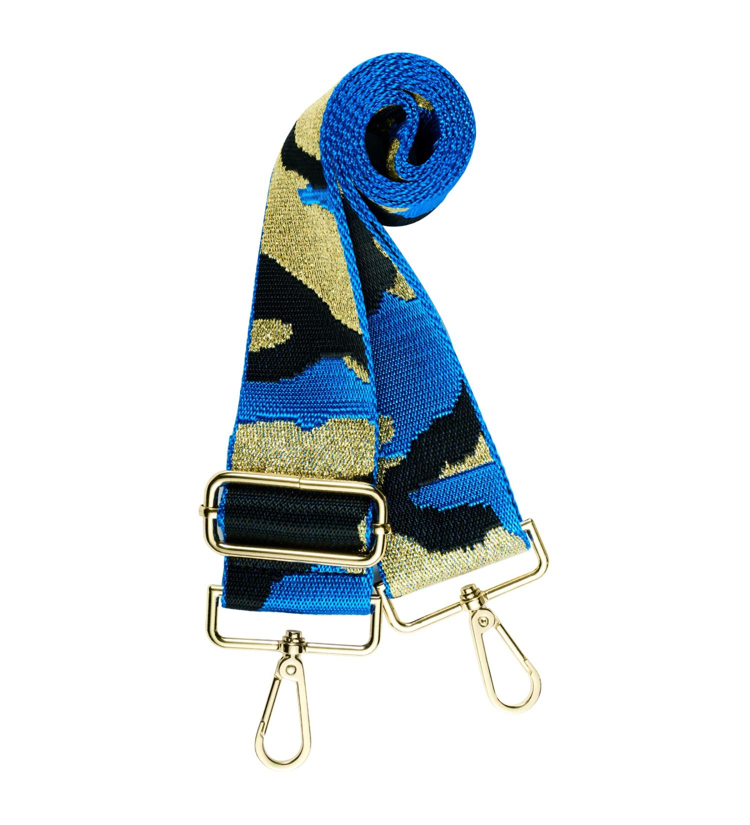 Chushui Blue Purse Strap - 2 Wide Crossbody Replacement Shoulder Strap - Blue Camo - Buy Online on GoSupps.com