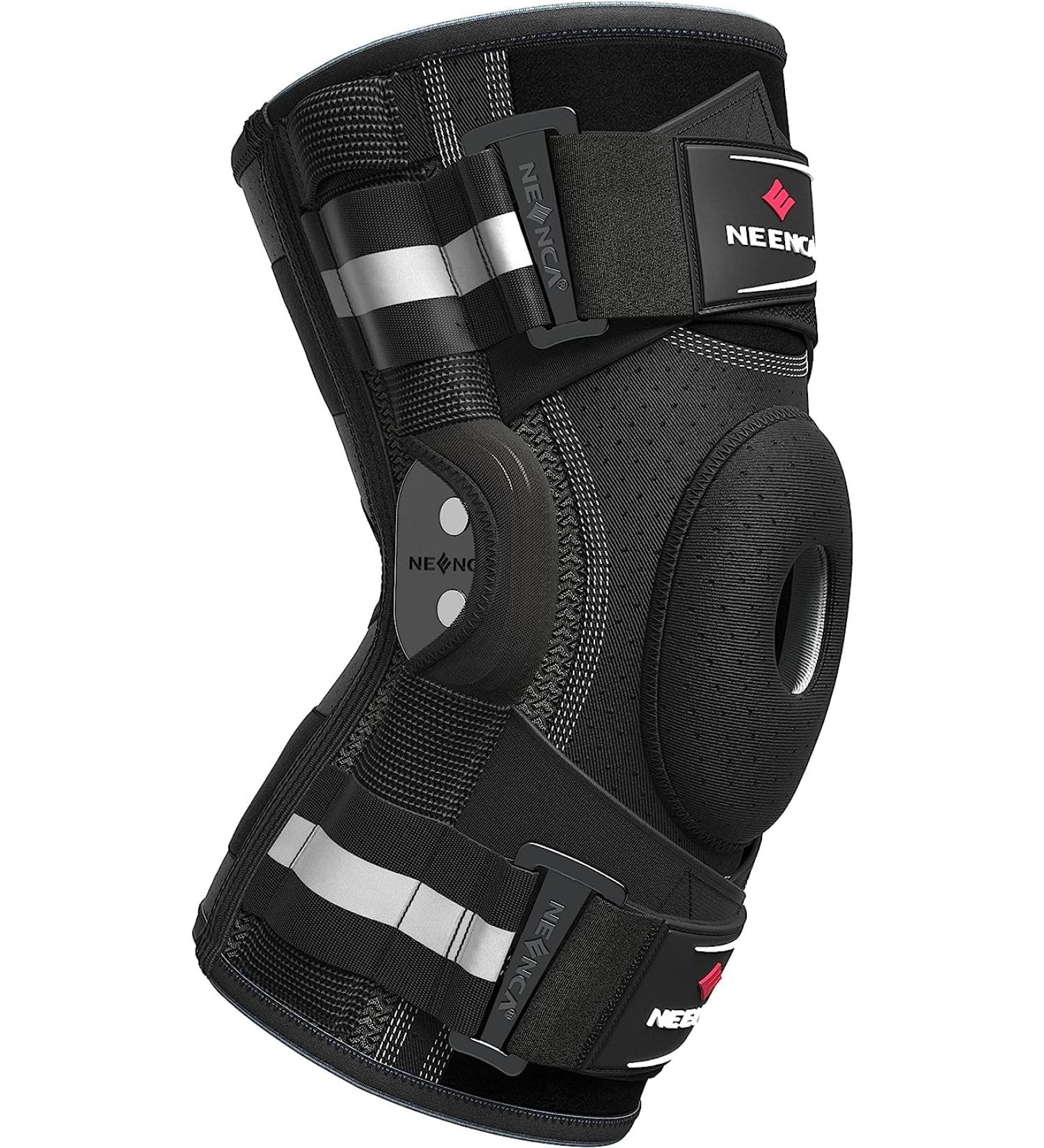 NEENCA Knee Brace for Pain Relief | Adjustable Support with Hinge & Stabilizers | Ideal for Arthritis & Joint Pain - Buy Online on GoSupps.com