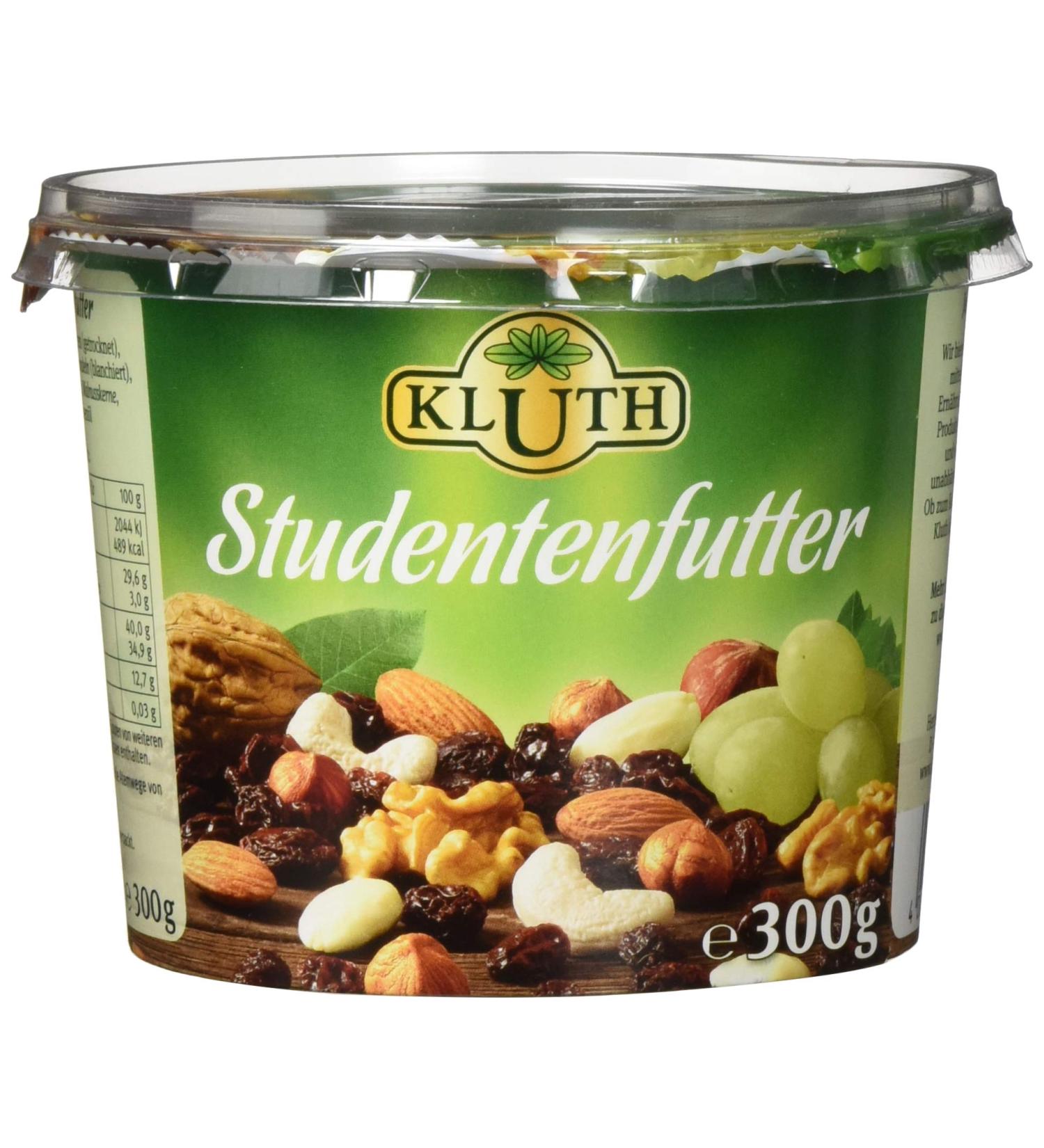 Kluth Trail Mix Pack of 6 (6 x 300g) - Healthy Snack for International Shipping | Premium Nut & Fruit Blend - Buy Online on GoSupps.com
