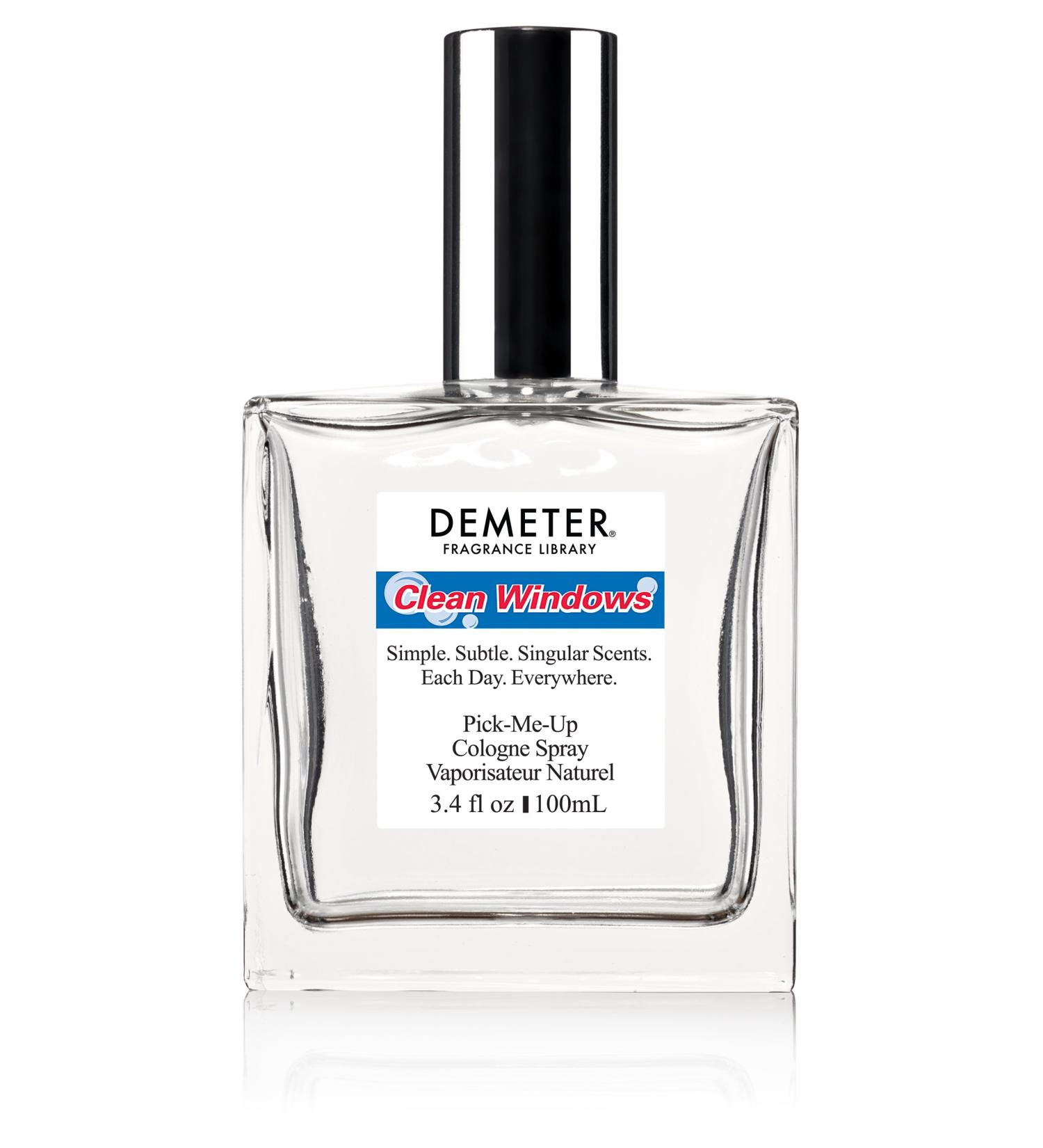 DEMETER Clean Windows 3.4 Oz Cologne Spray Perfume for Women and Men Clean Windows 3.4 Fl Oz (Pack of 1)