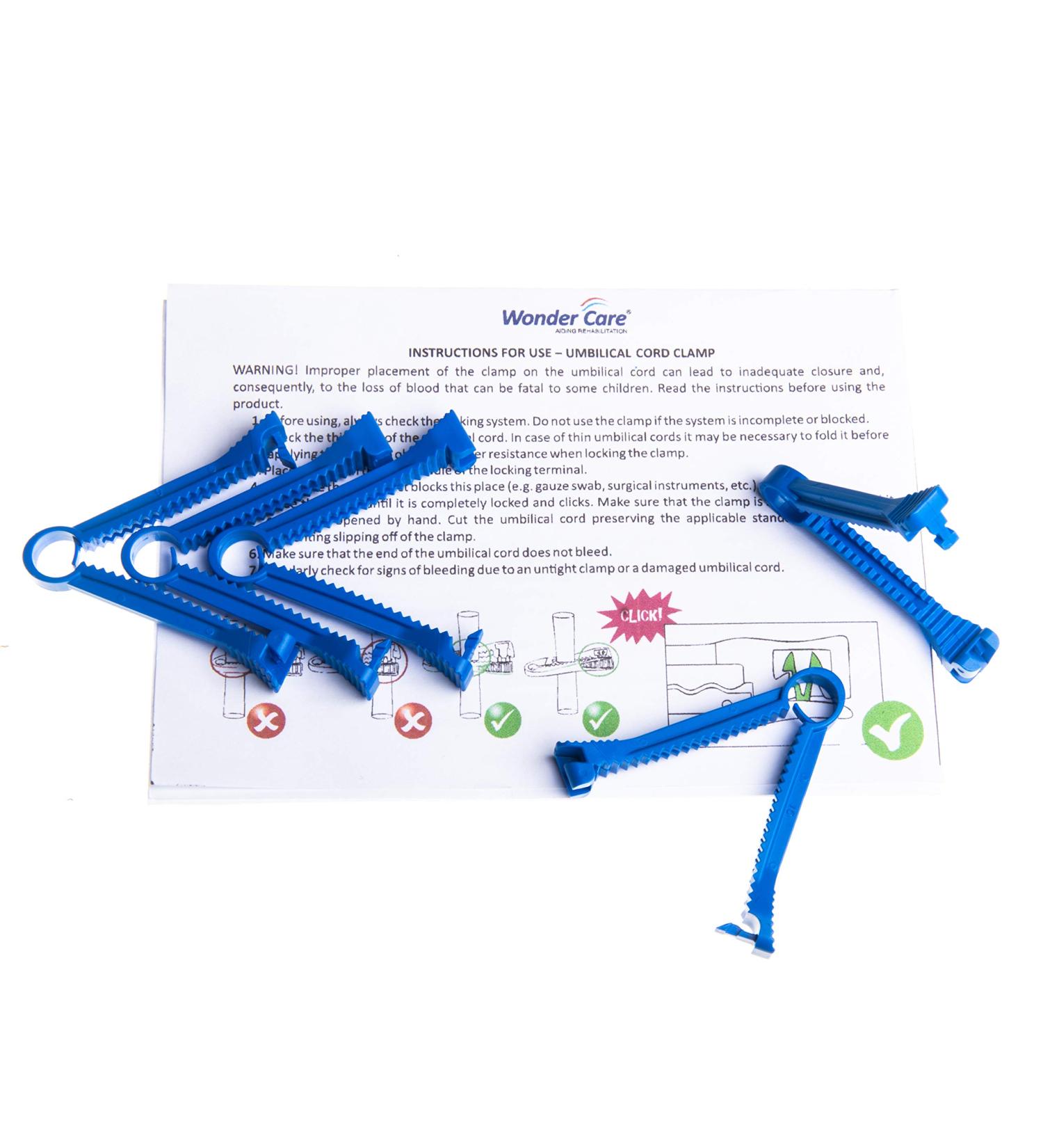 Wonder Care 10 Pack Reusable Umbilical Cord Clamps for Puppies & Kittens - Best for Newborn Pet Care - Buy Online on GoSupps.com