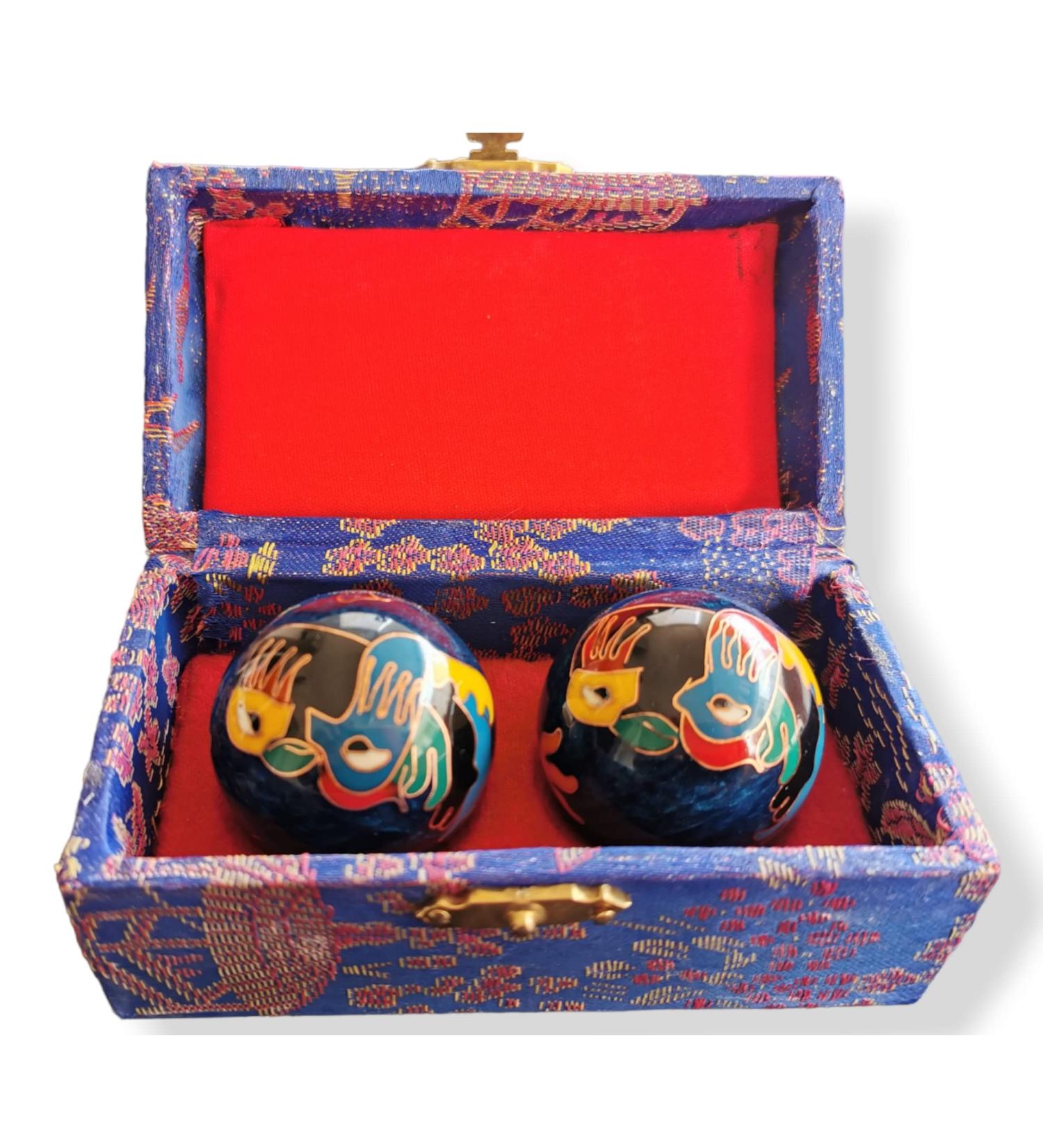 Sabelax Baoding Balls - Stress Relief & Meditation | Hand Fitness Feng Shui Relaxation - Buy Online on GoSupps.com