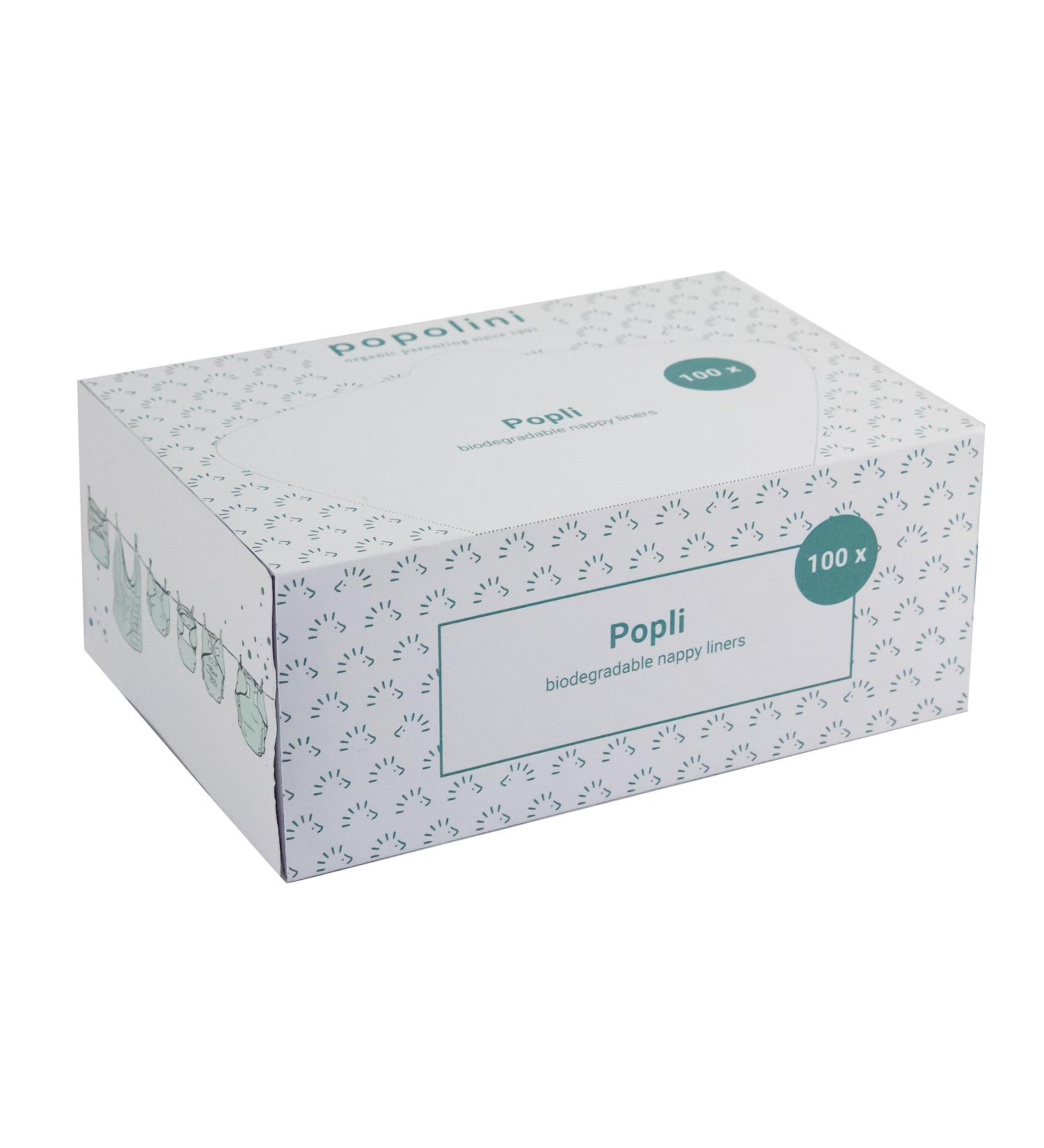 Buy Popolini Diaper Inserts - Eco-Friendly Popli Fleece for Cloth Diapers 100 Sheets | International Shipping Available - Buy Online on GoSupps.com