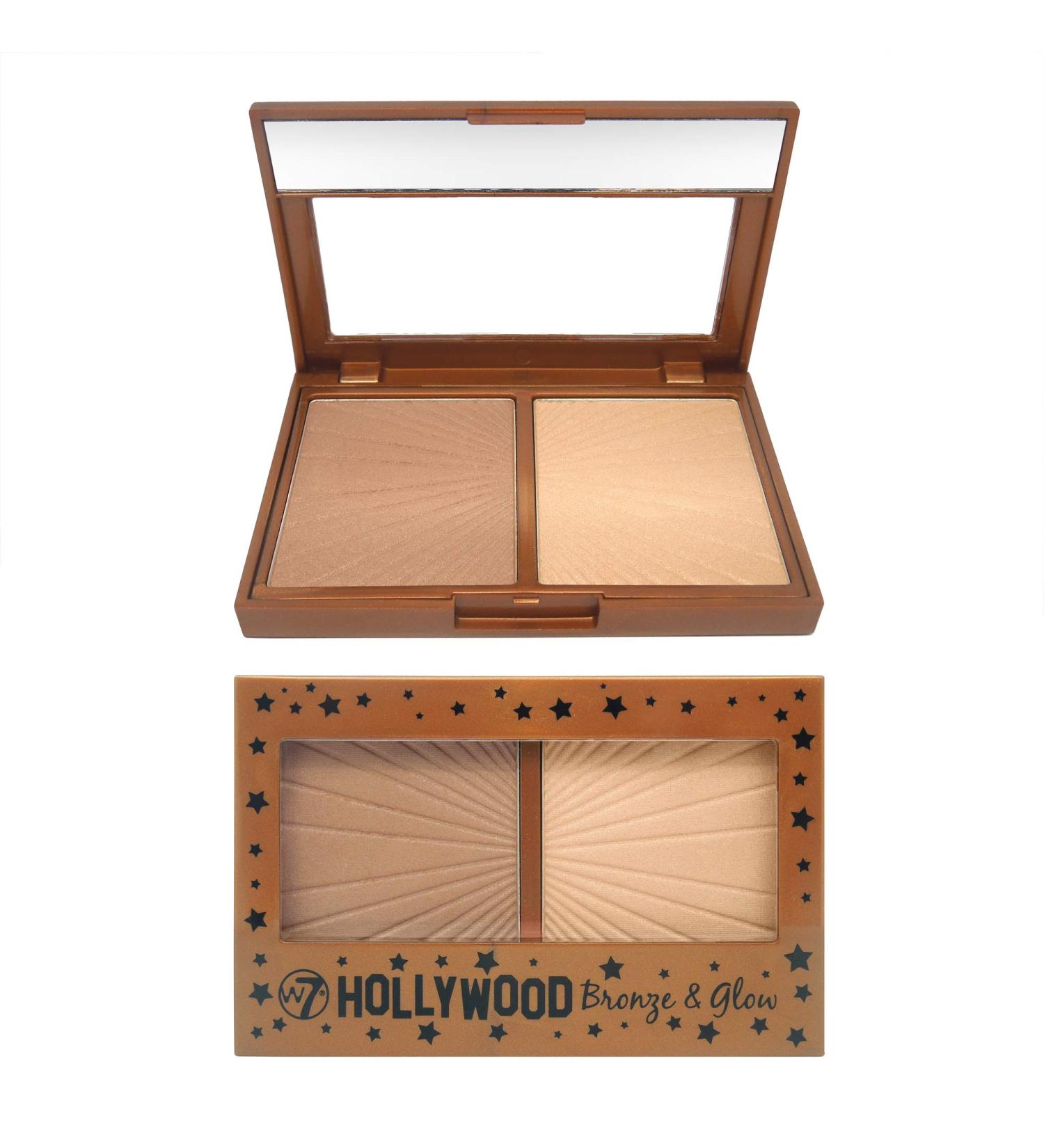 W7 Hollywood Bronze & Glow Duo Bronzer and Highlighter