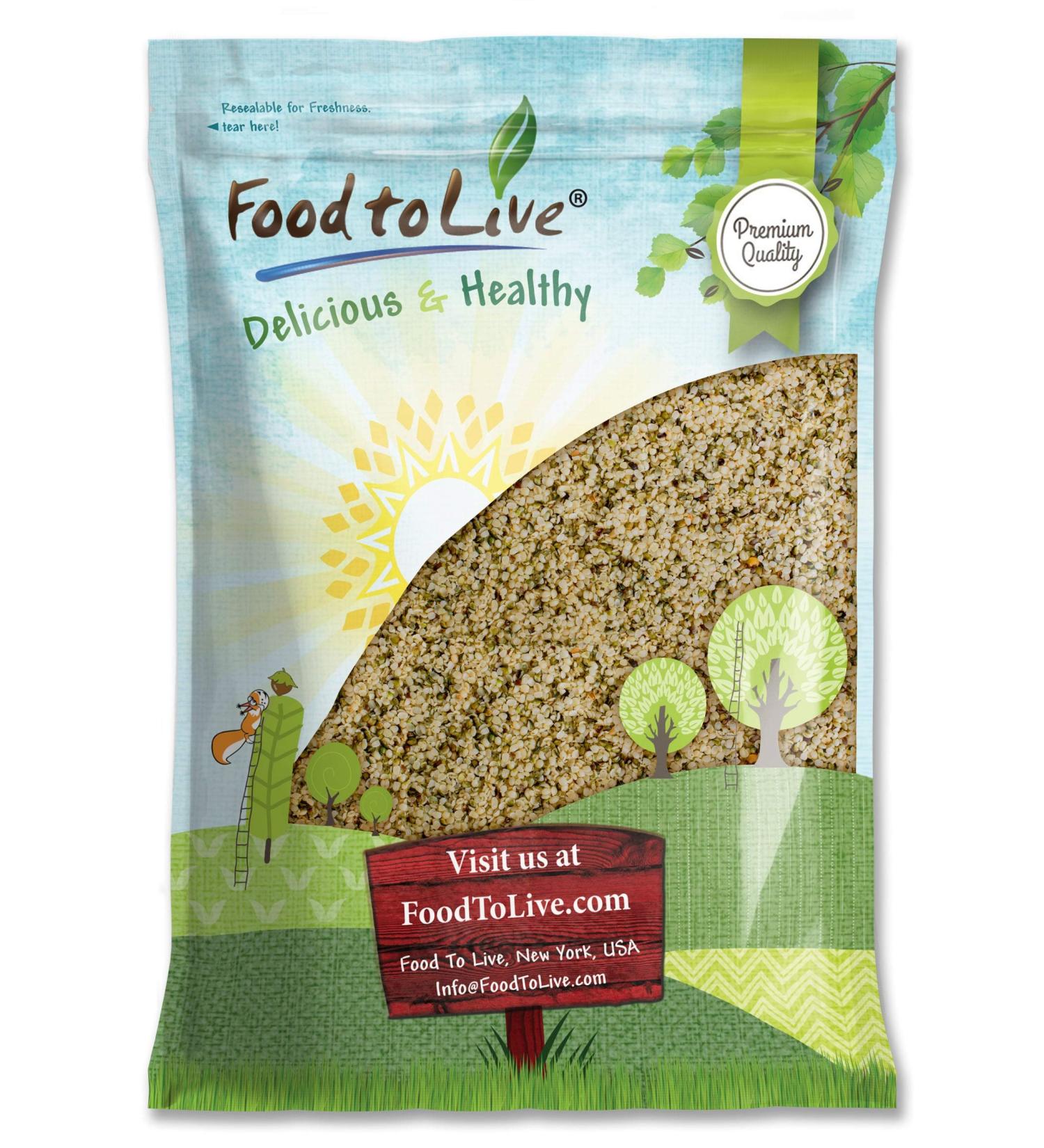 Organic Canadian Hemp Seeds 8 lbs - Non-GMO Verified, Raw Hearts, Hulled, Shelled, Kosher - Bulk Vegan Superfood for Keto & Paleo Diet - High Protein, Omegas 3 & 6, Manganese - Ideal for Yogurts - Buy Online on GoSupps.com