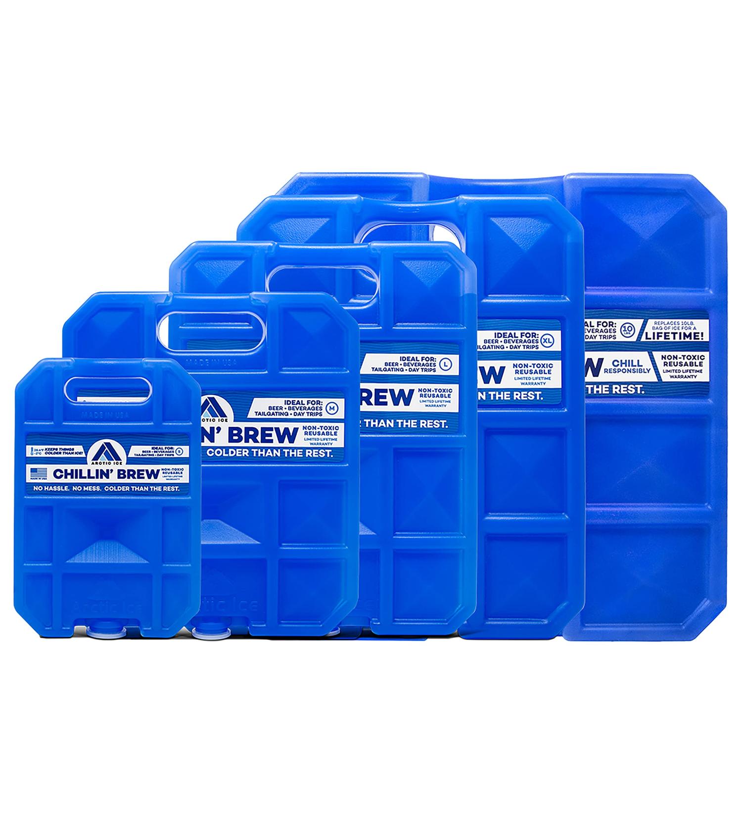Arctic ICE Chillin' Brew Series Reusable Ice Pack - Blue Large - Buy Online on GoSupps.com