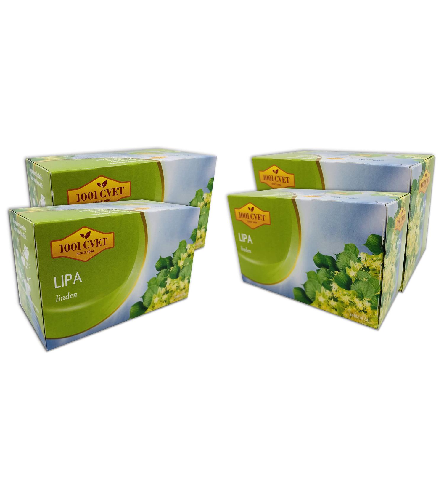  UPSY Alpine Mountain Herbal Tea Linden Herbal Tea 4 Packs of 20 Bags (80 Tea Bags) - Buy Online on GoSupps.com