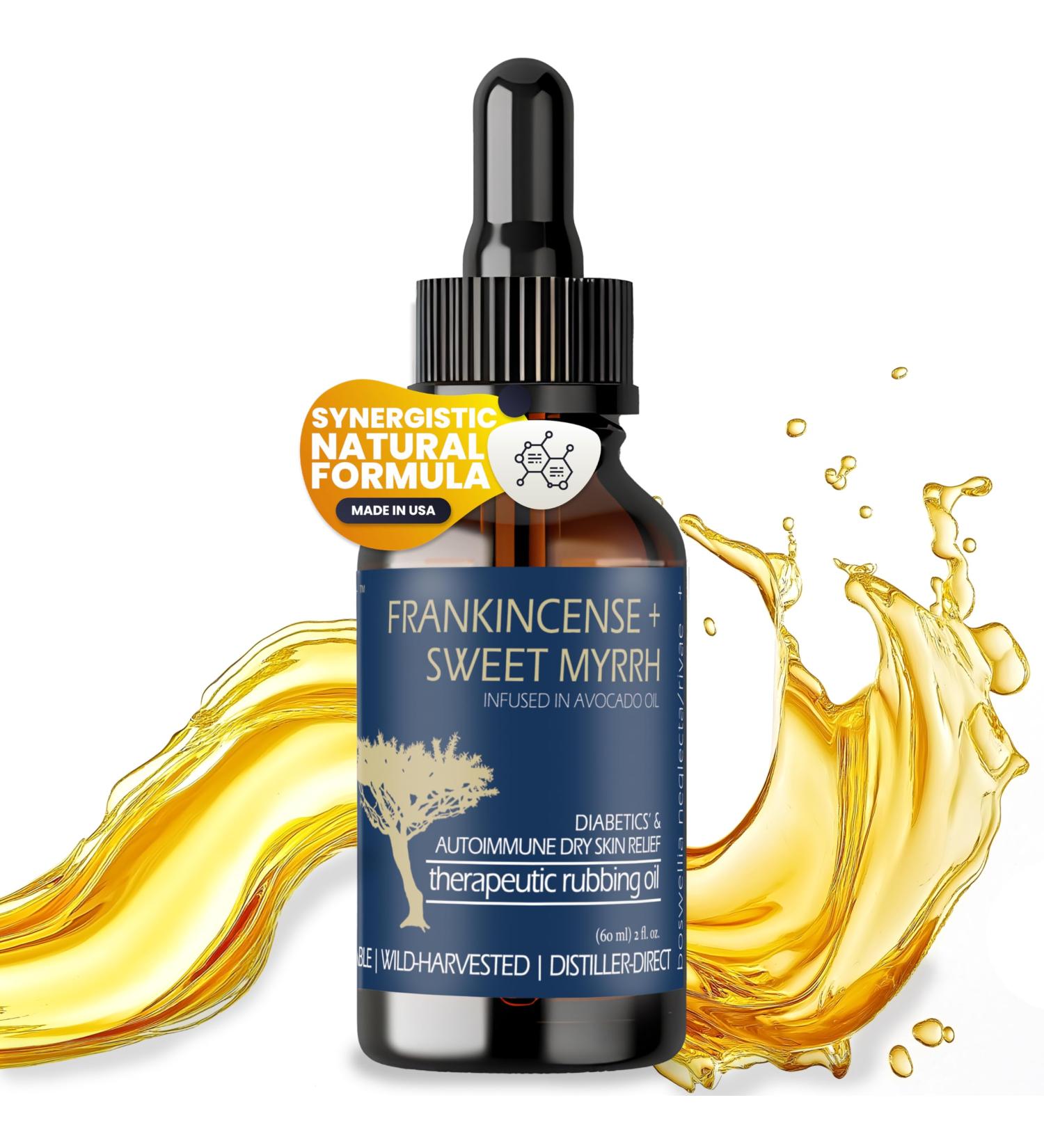 BALM OF GILEAD Neuropathy Frankincense & Sweet Myrrh Therapeutic Rubbing Oil - Instant Diabetic's & Autoimmune Dry Skin Relief & Repair 2 fl oz - Buy Online on GoSupps.com