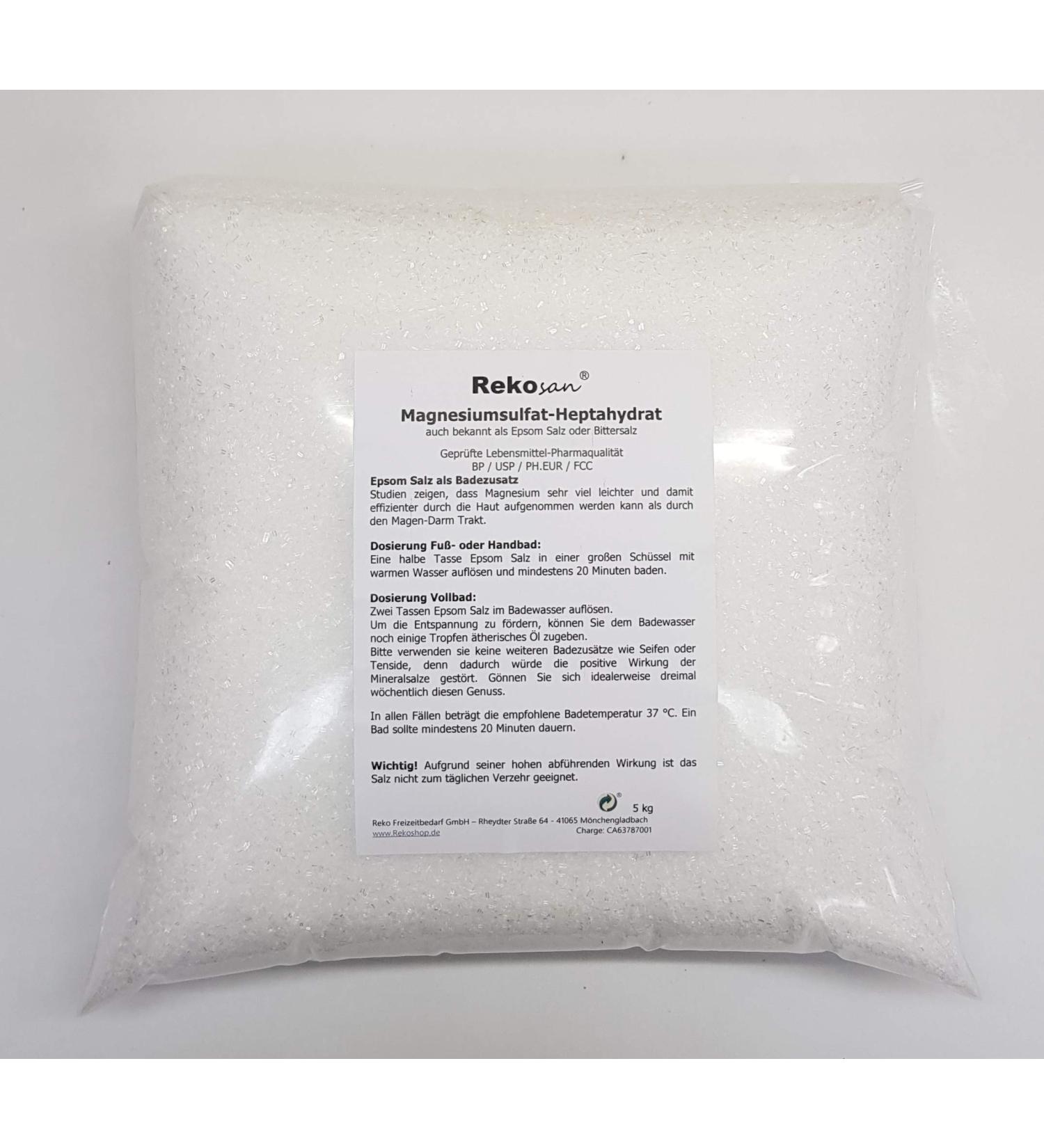 Rekosan Magnesium sulfate Epsom salt food grade 5 kg