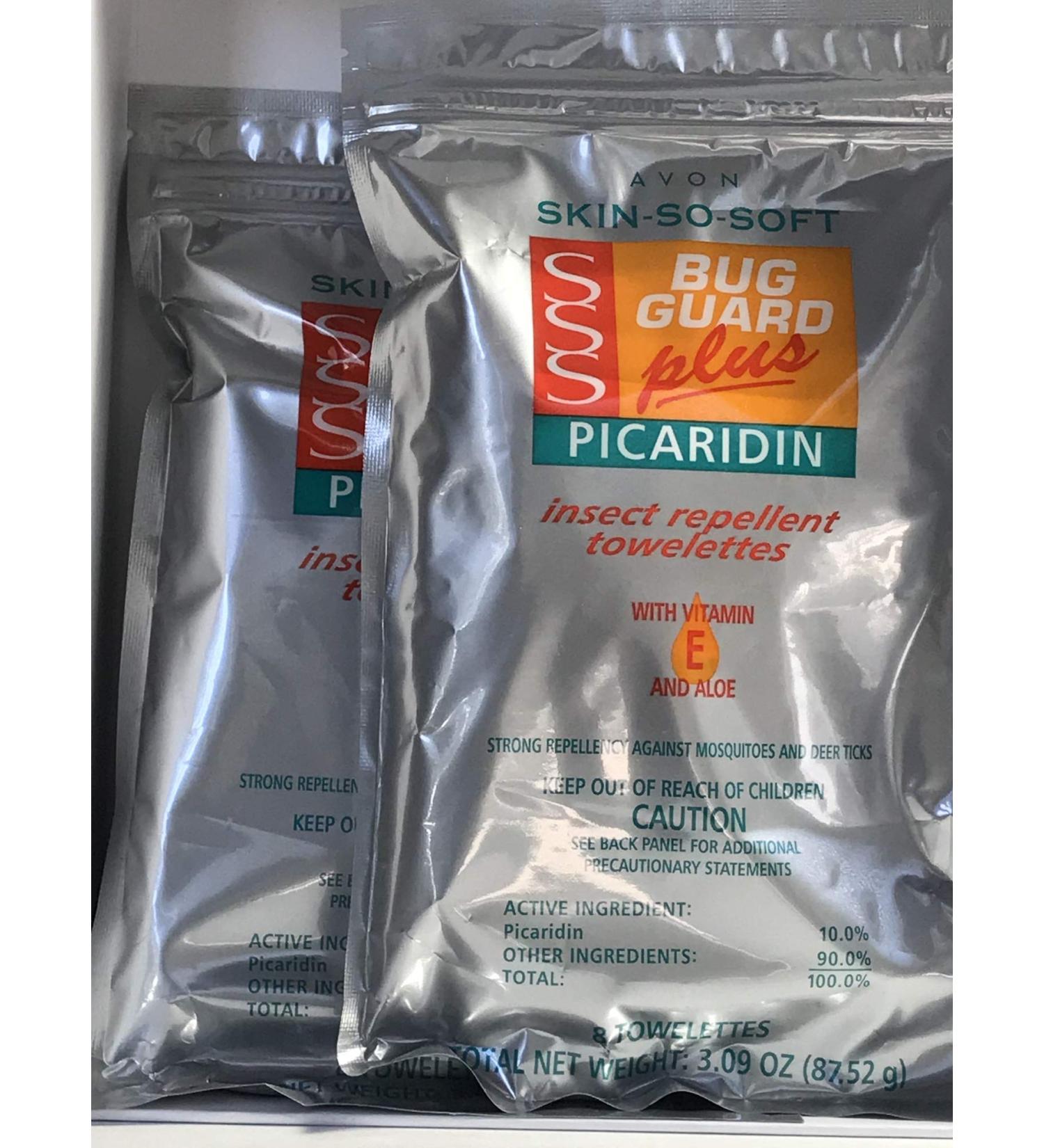 Avon Skin So Soft Bug Guard + Picaridin Towelettes 8's - Pack of 2 - Buy Online on GoSupps.com