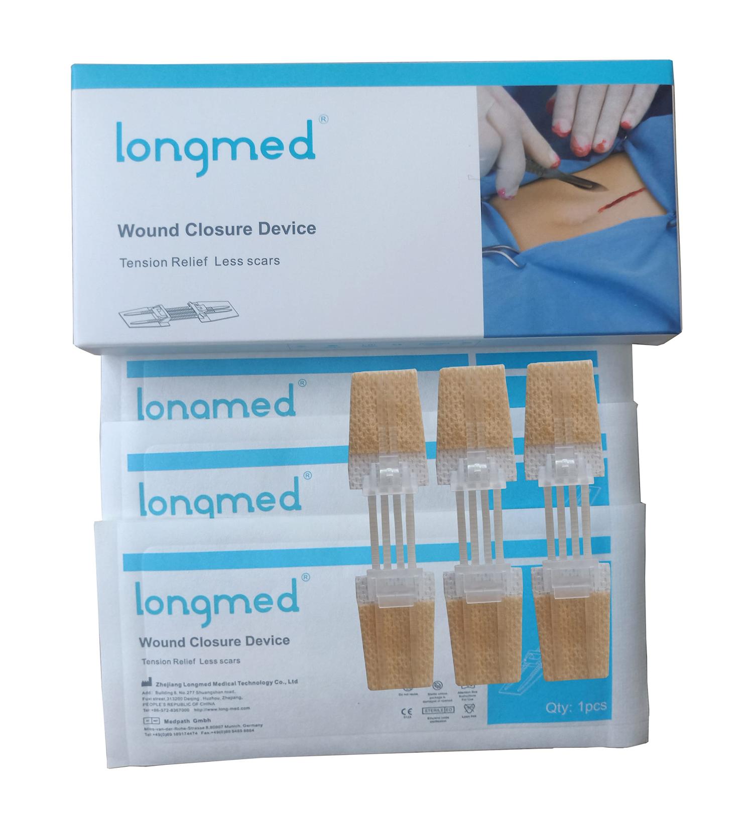 Longmed Emergency Wound Closures - Butterfly Adhesive Bandages - 3 Pieces - Buy Online on GoSupps.com