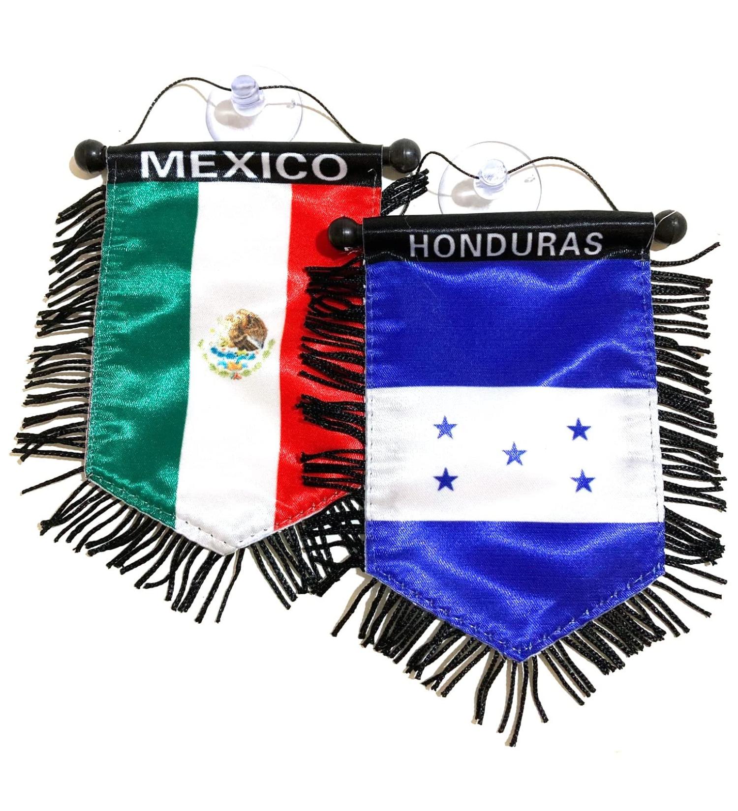Mexico Honduras Mini Banner: Car/Home/Wall Decor Flag Accessory - Buy Online on GoSupps.com