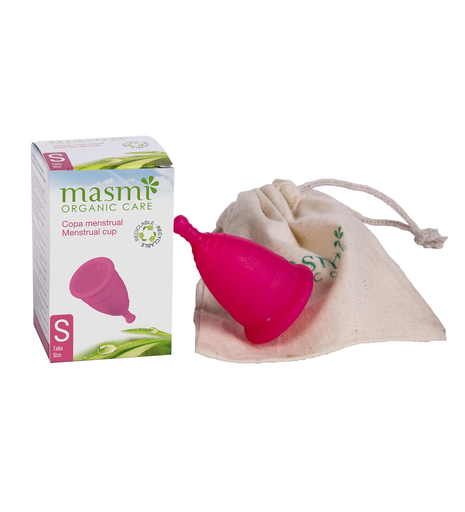 Masmi Menstrual Cup Small | Medical TPE Hypoallergenic Eco-Friendly Silicone & Latex Free - Buy Online on GoSupps.com