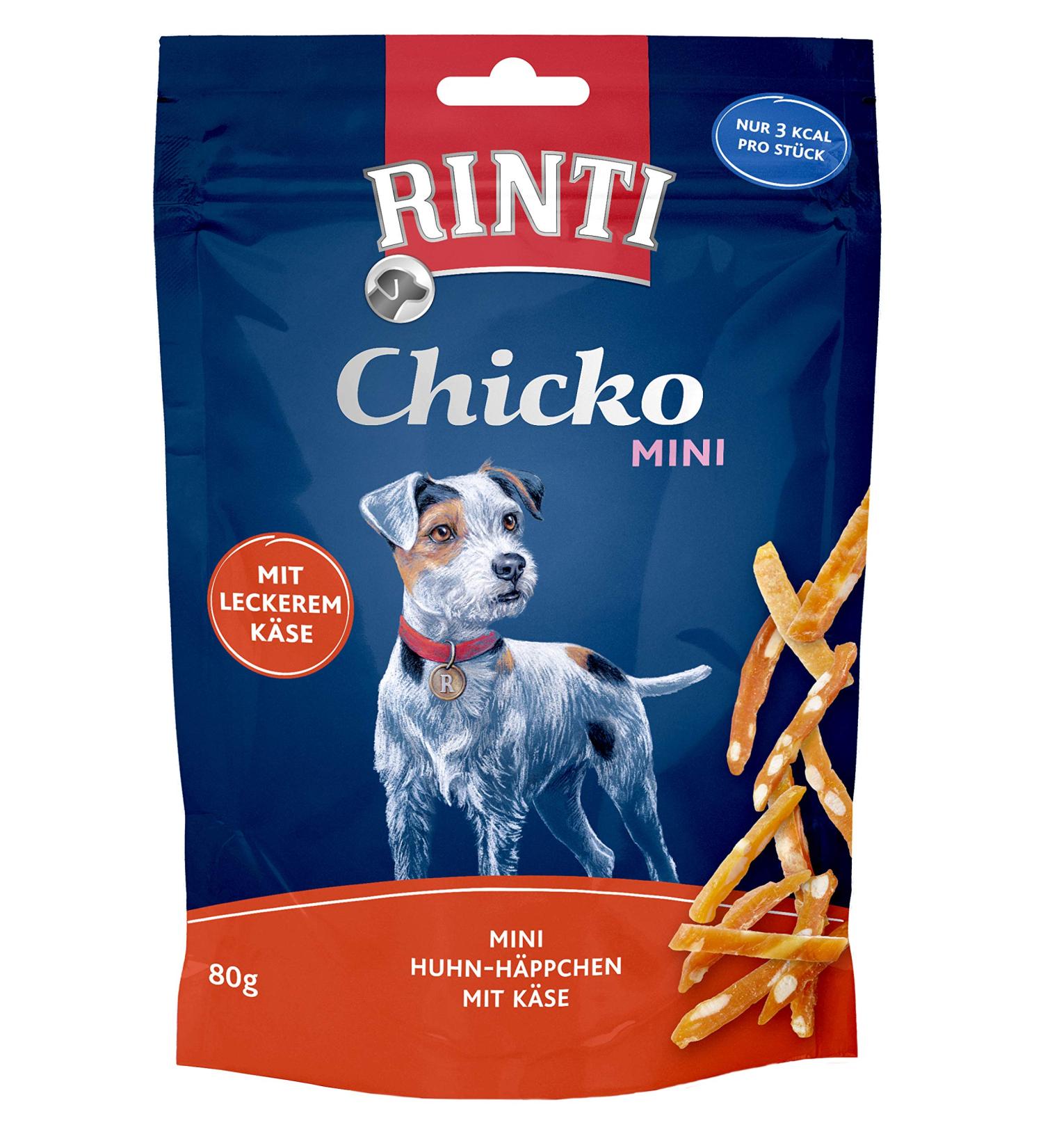 RINTI Chicko Mini Chicken and Cheese 12 x 80 g Single Chicken & Cheese 80 g (Pack of 12)