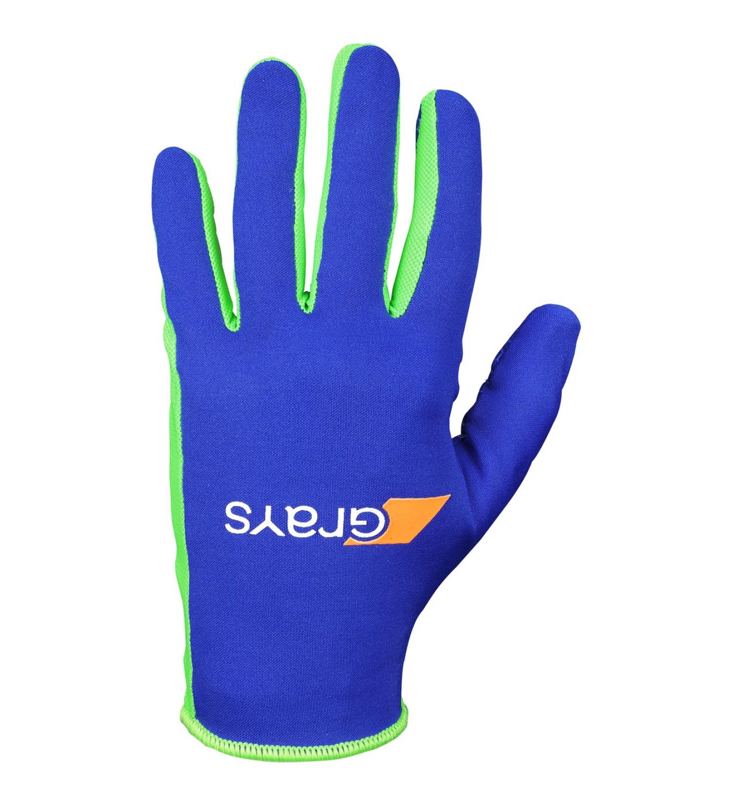 GRAYS Skinful Gloves Kids L Royal/Green